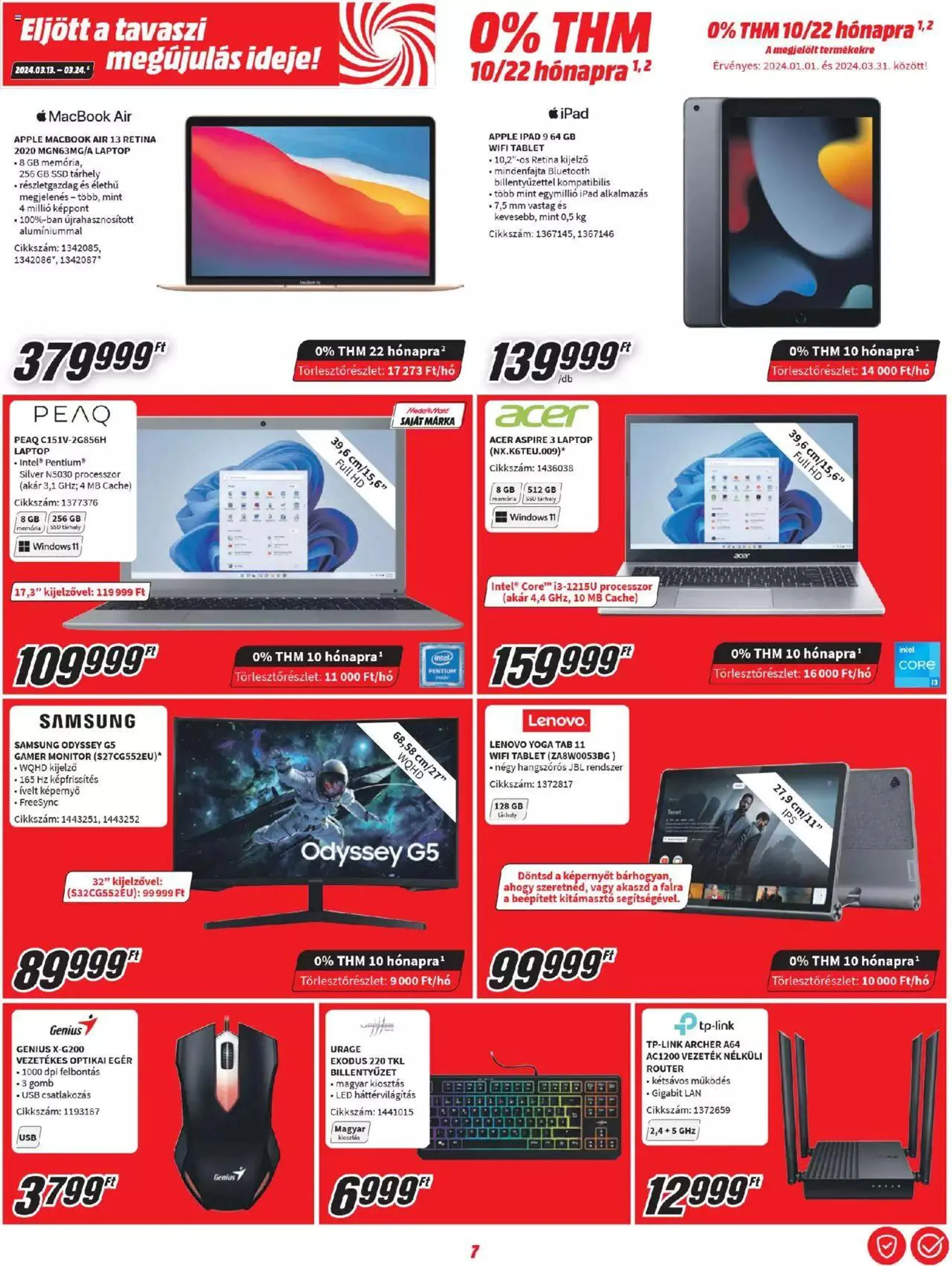 Media Markt - Aktuális szórólap - március 13. március 24. 2024. - Page 7