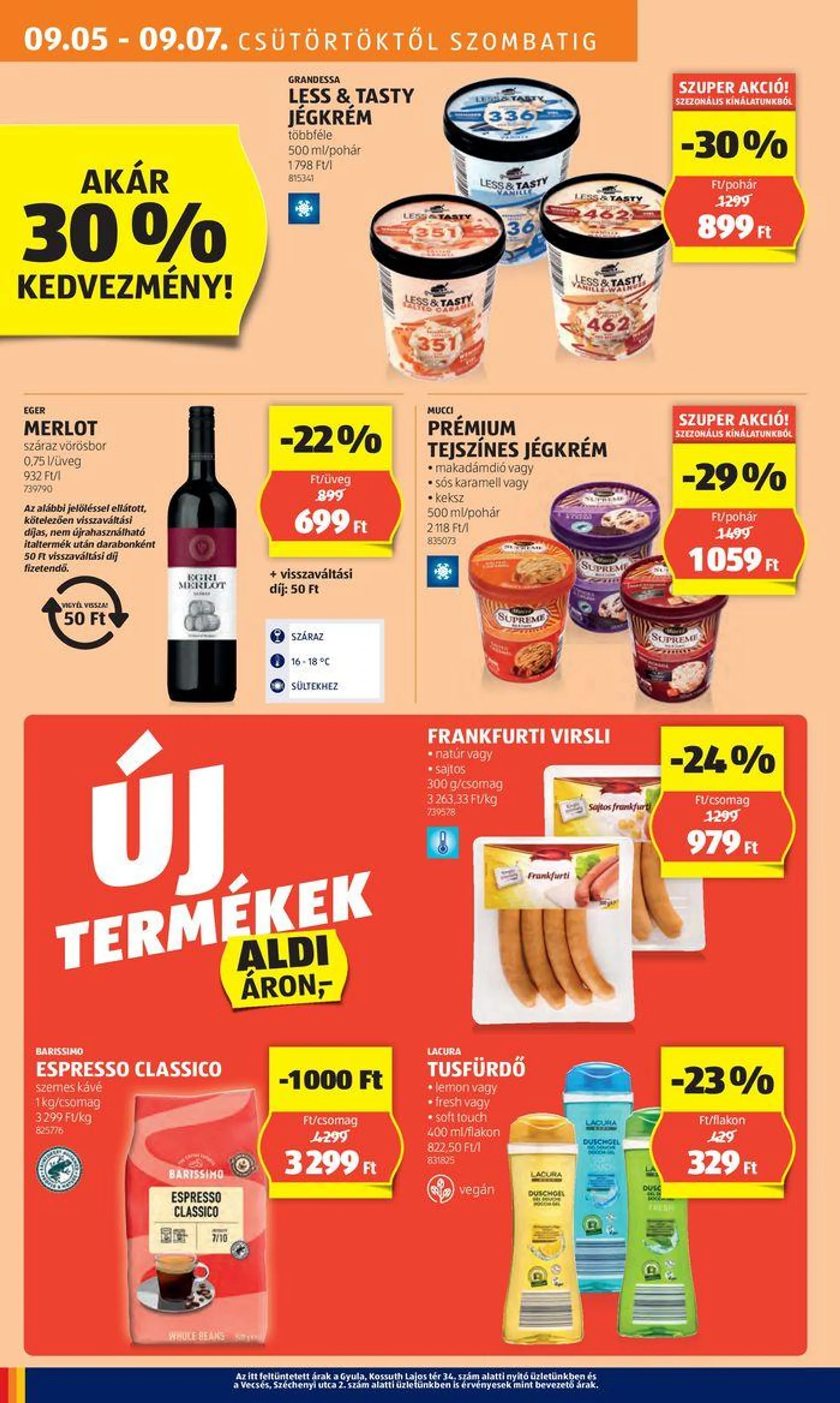 Következő heti ALDI akciós újság - 10