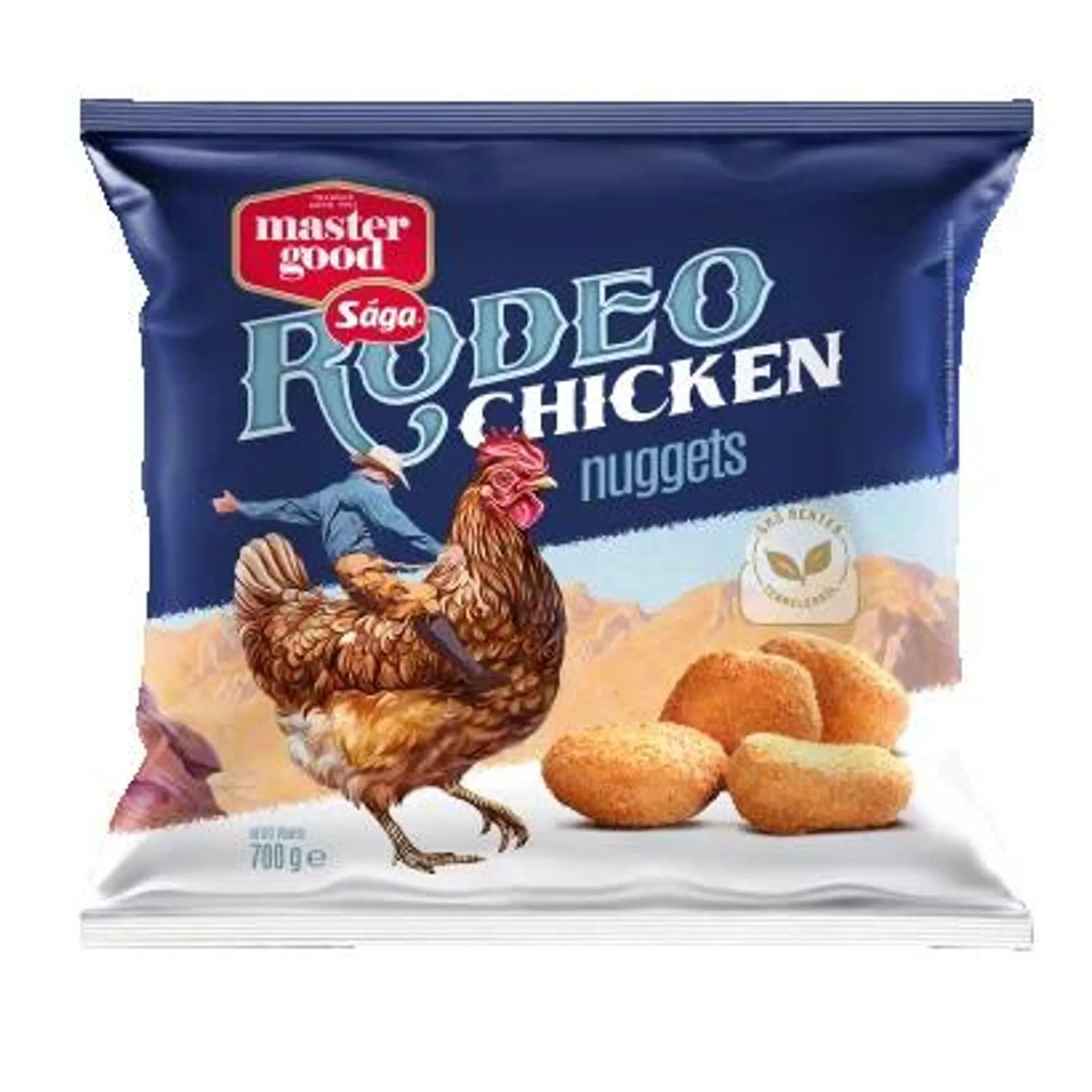 Sága Rodeo Quick-Frozen, Breaded Chicken Nuggets 700 g