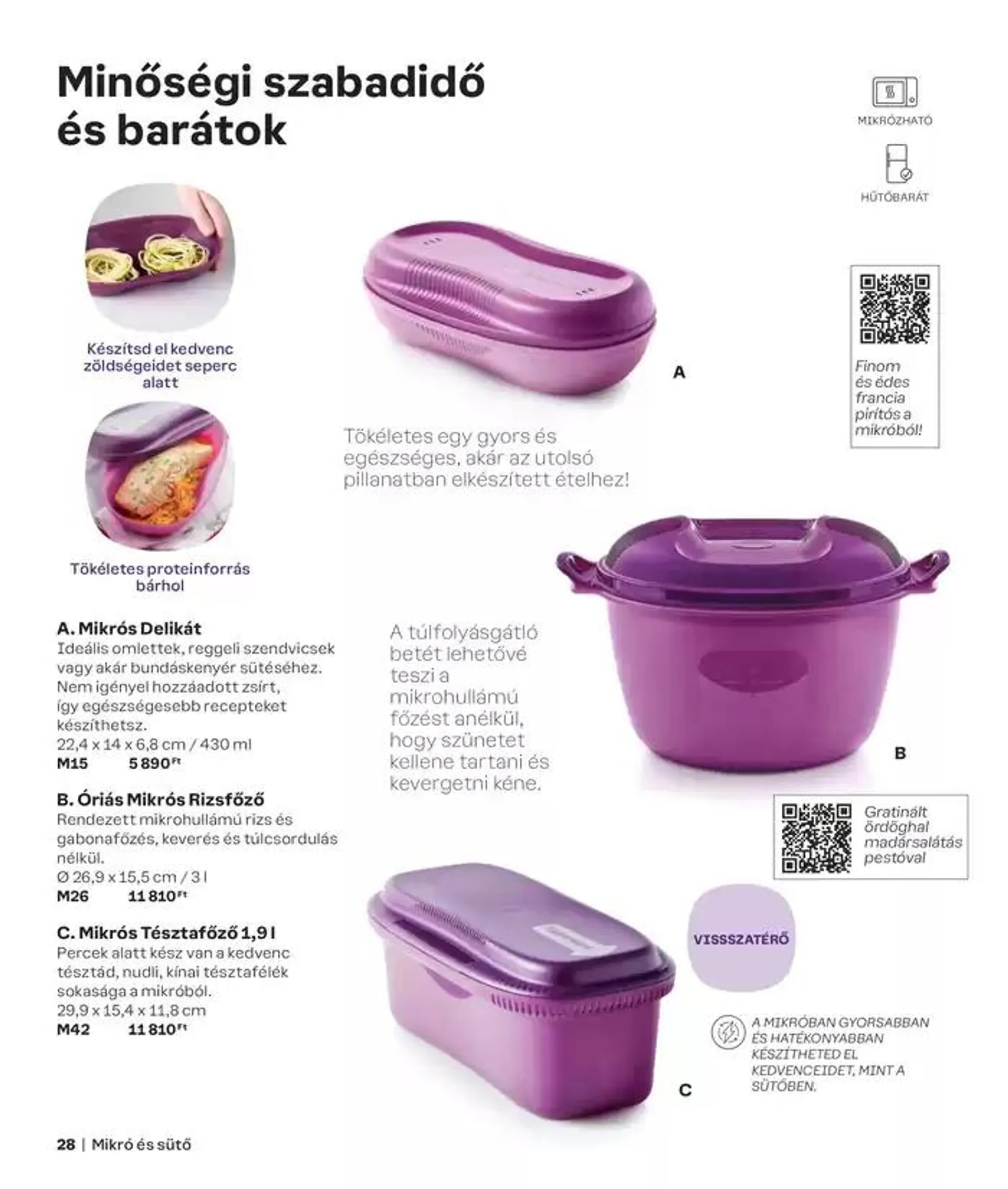 Katalógus Tupperware Autumn - Winter 2024/2025 Catalogue október 3.-tól október 17.-ig 2024. - Oldal 28