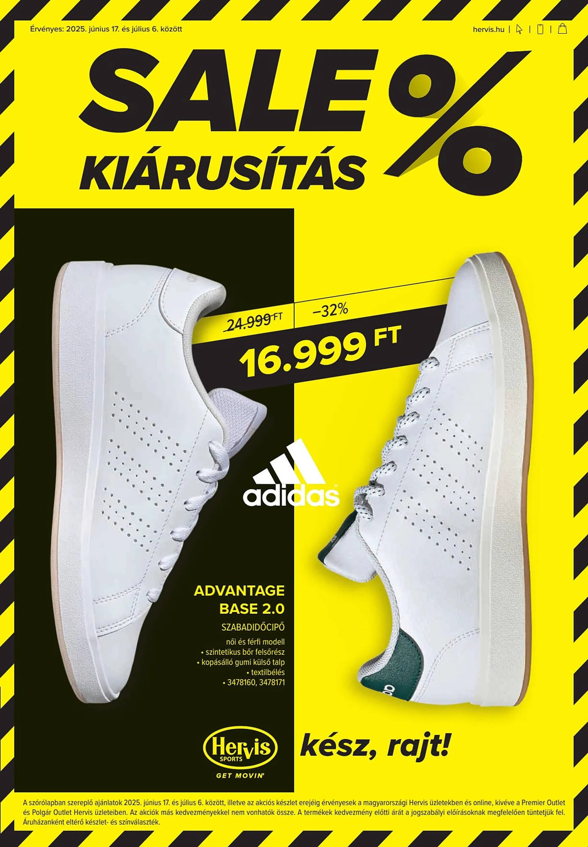 Hervis akciós újság - 1