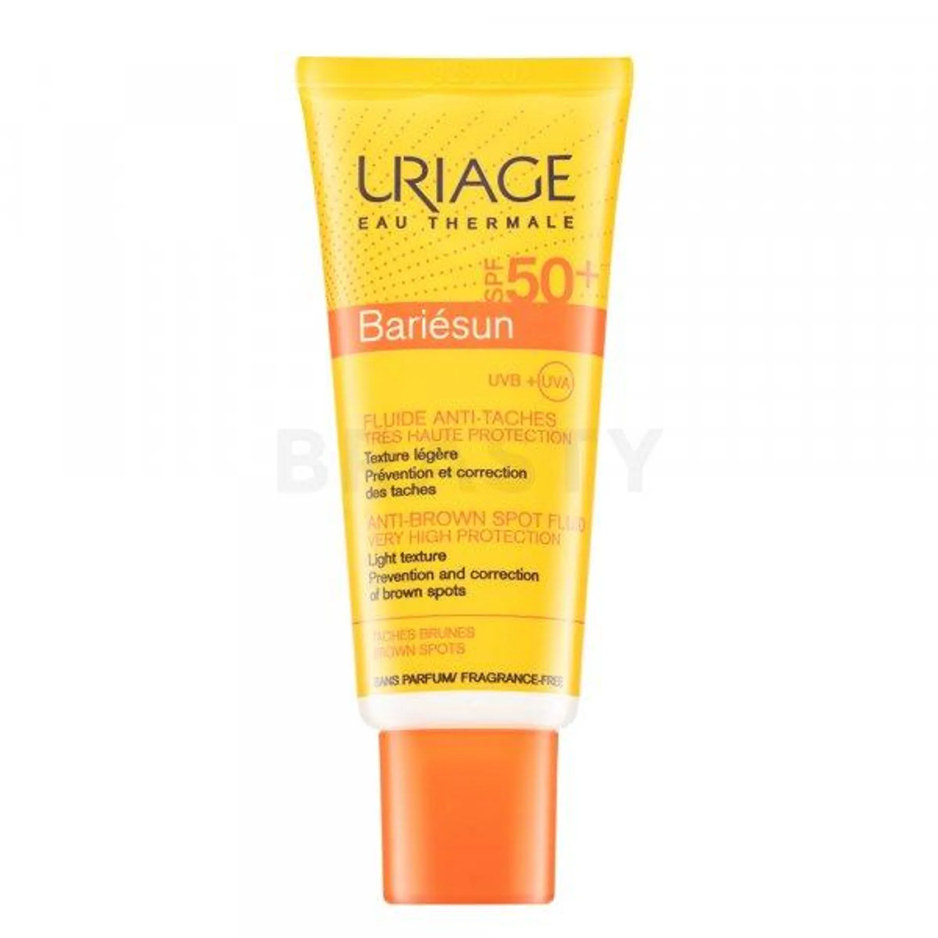 Uriage Bariésun Anti-Brown Spot Fluid SPF 50+ hidratáló és védő fluid pigmentfoltok ellen 40 ml