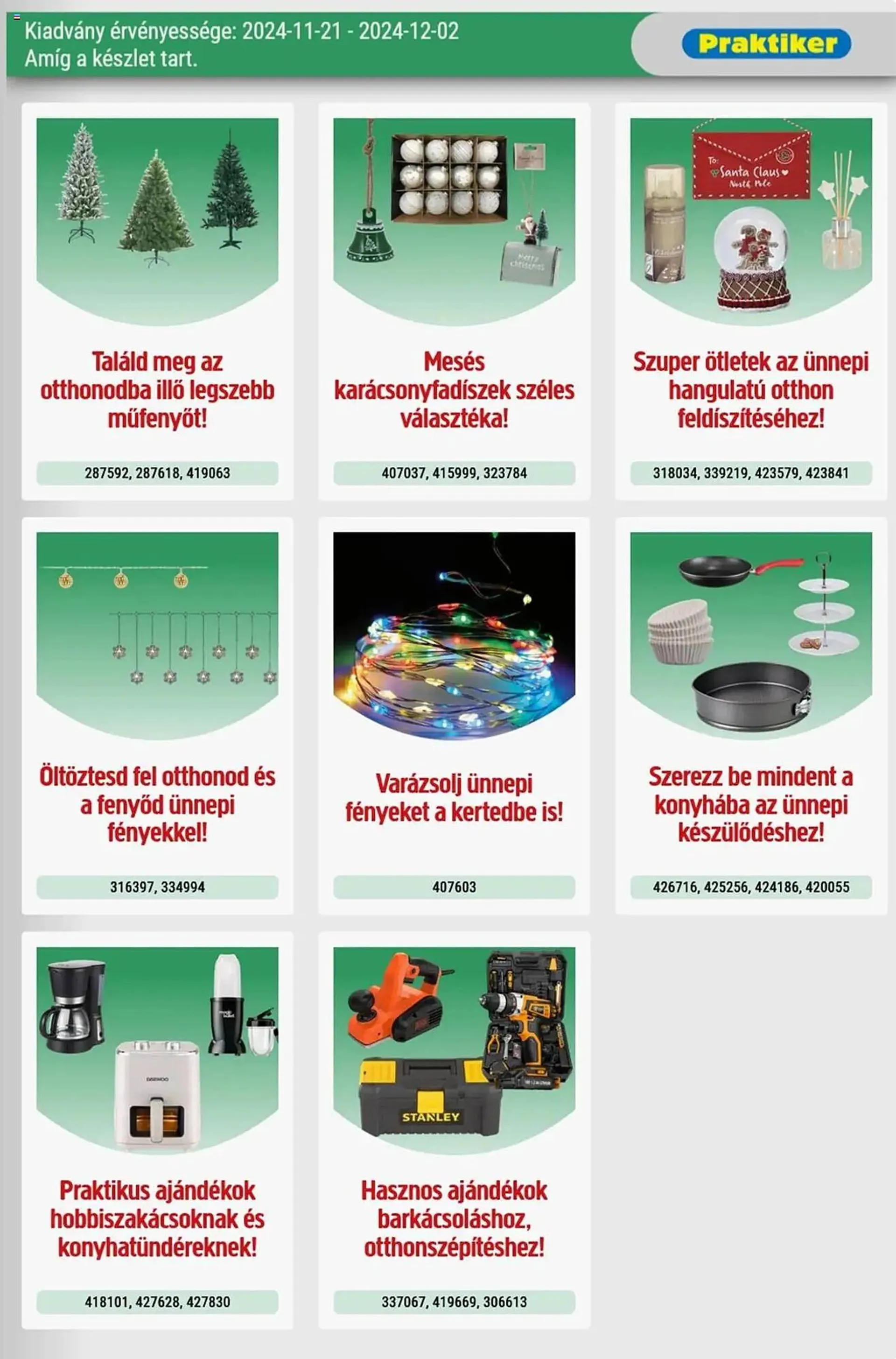 Katalógus Praktiker akciós újság november 21.-tól december 2.-ig 2024. - Oldal 3