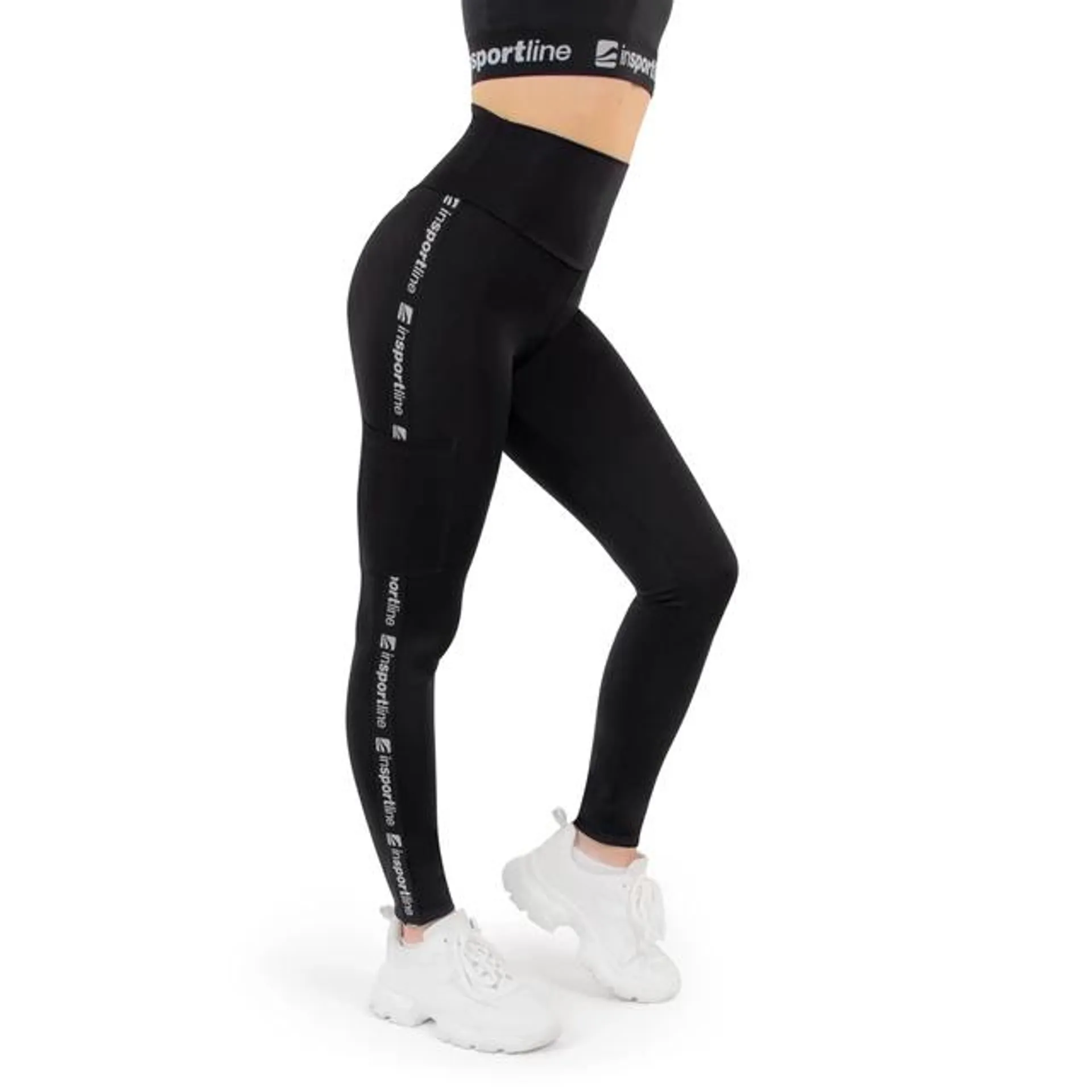 Női leggings inSPORTline Highwaist - fekete (Termékkód: 23952)