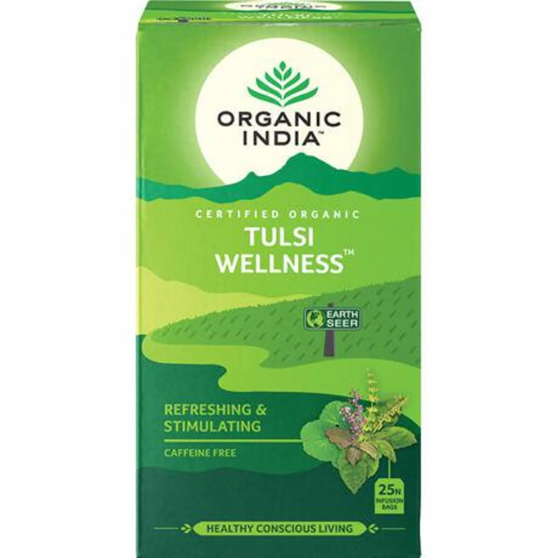 Tulsi WELLNESS, filteres bio tea, 25 filter - Organic India