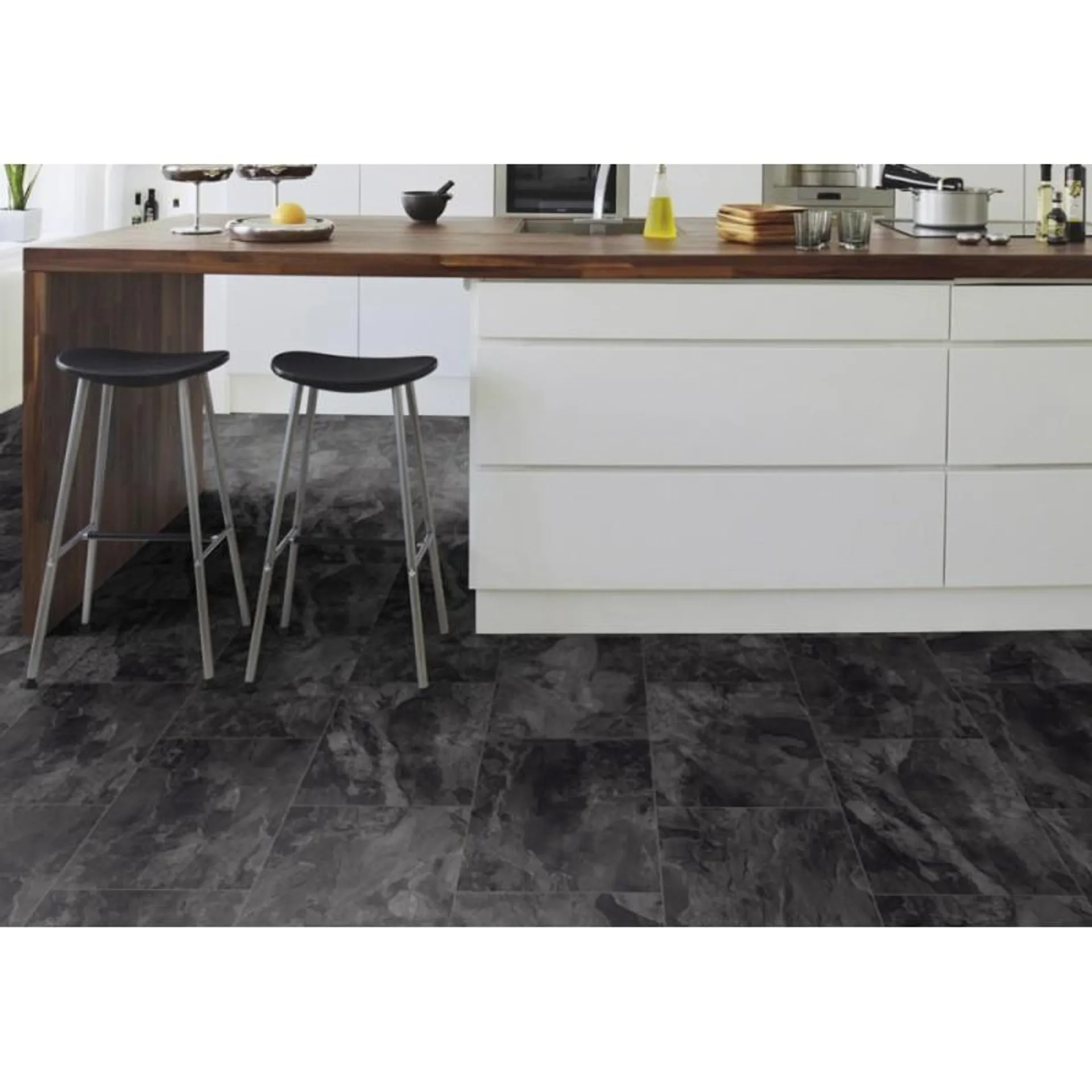 Vízálló laminált padló 8 mm/33/V4 Organic Classic Yukon Slate 1526 (Szinkronstruktúr)