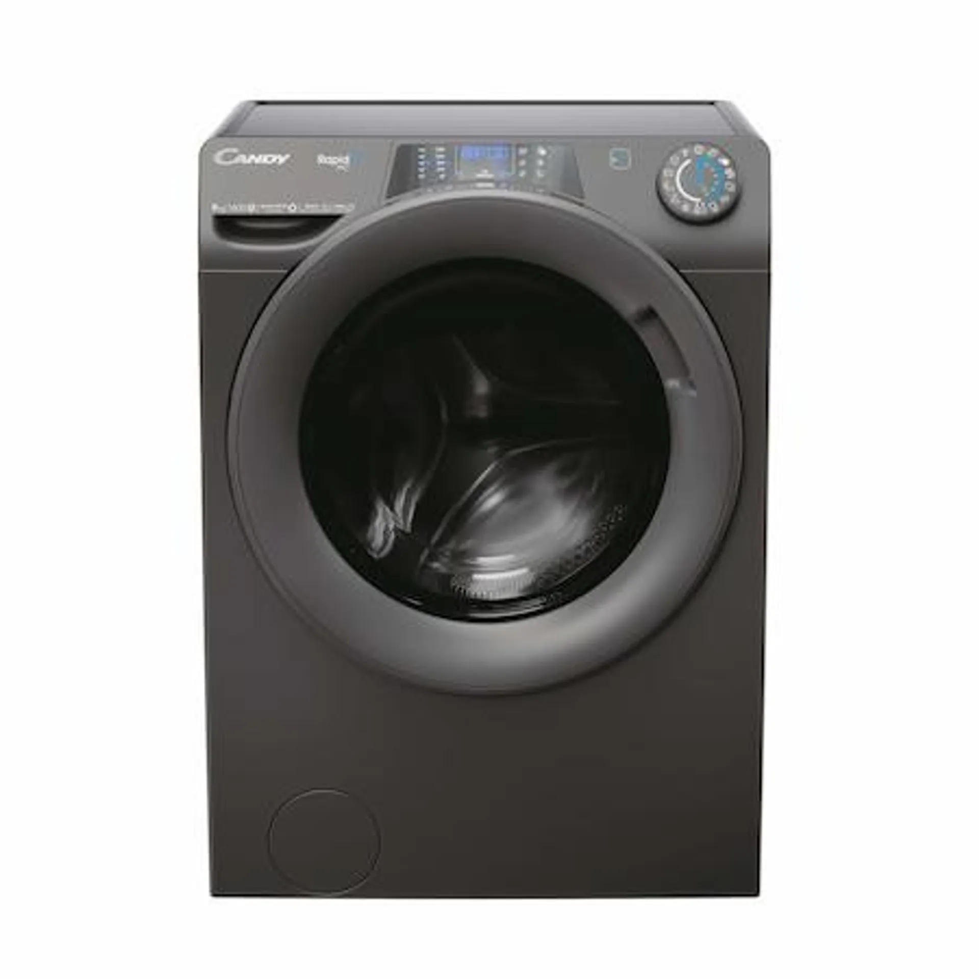 Candy RP 696BWMRR/1-S elöltöltős mosógép, 9 kg, 1600 f/p., A energiaosztály, Quick Wash, 60 cm, Antracit