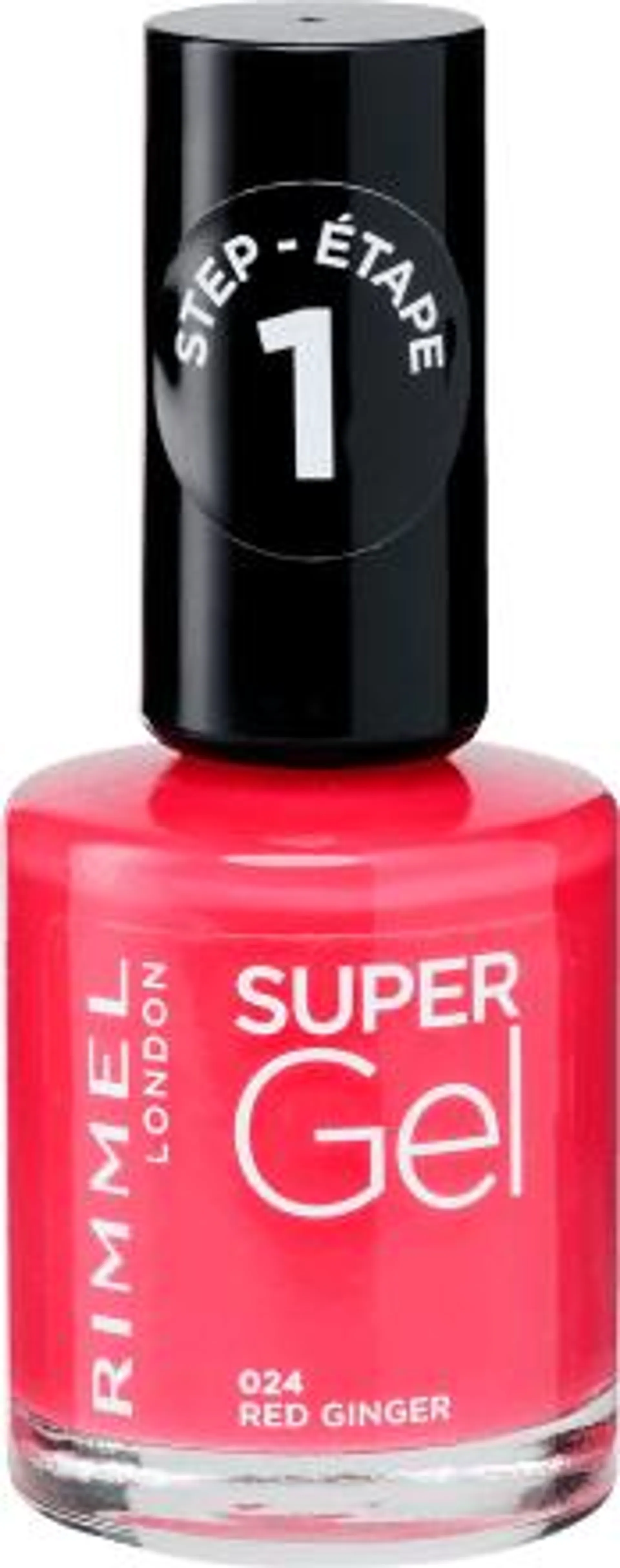 Körömlakk Super Gel, Red Ginger 024, 12 ml