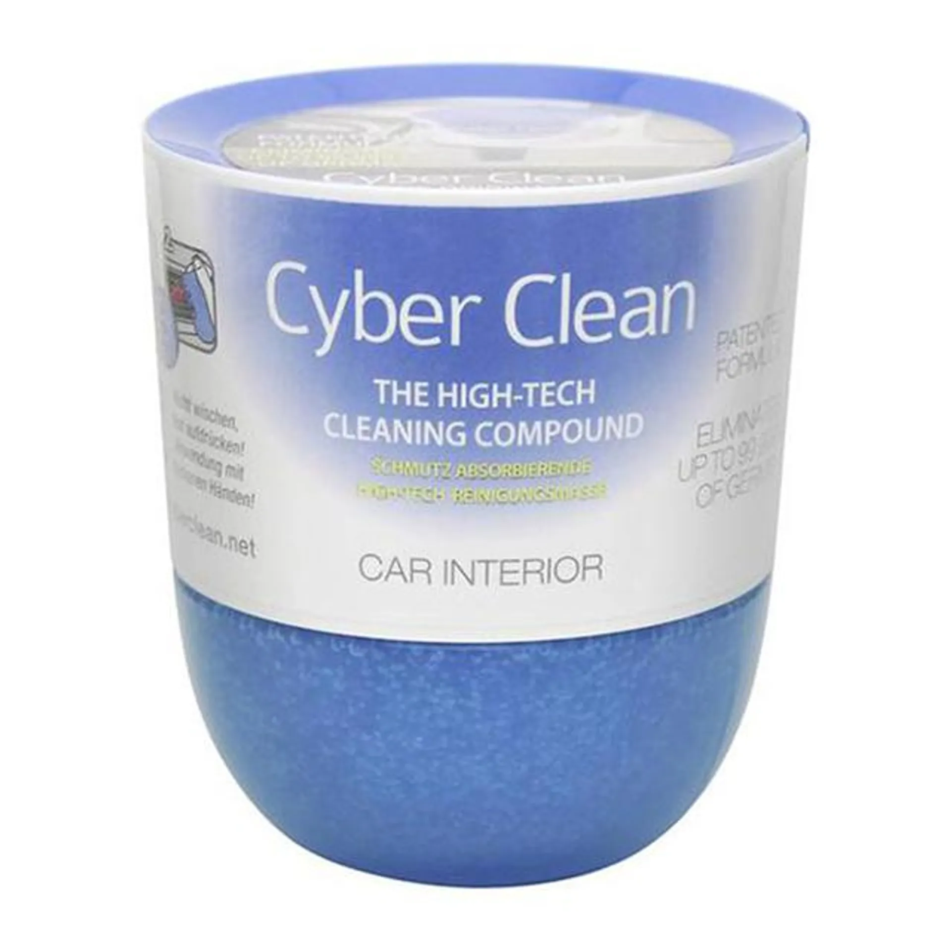 Cyber Clean 160g poharas autó & otthon antibakteriális tisztító massza, kék