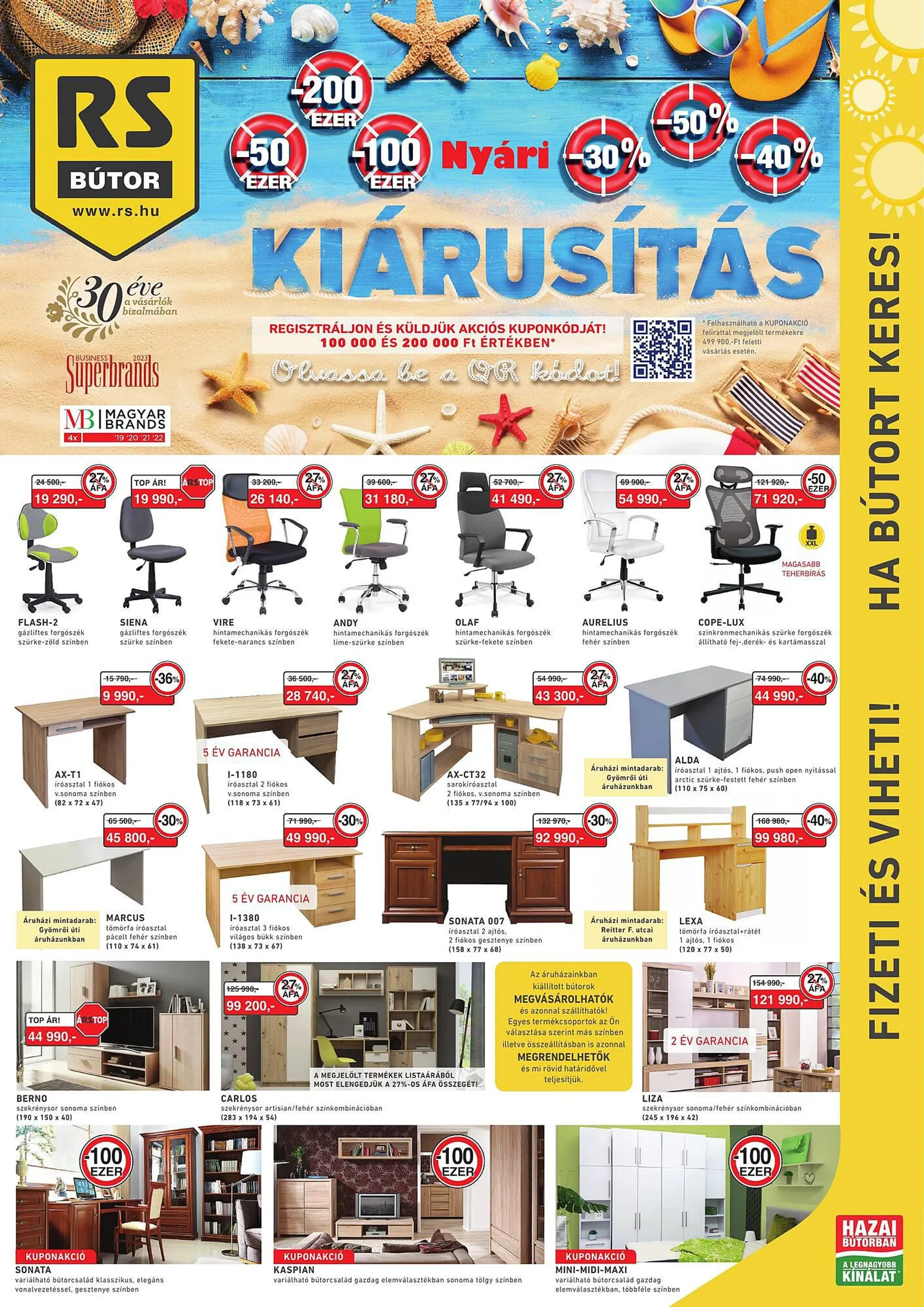 RS Bútor akciós újság - 1