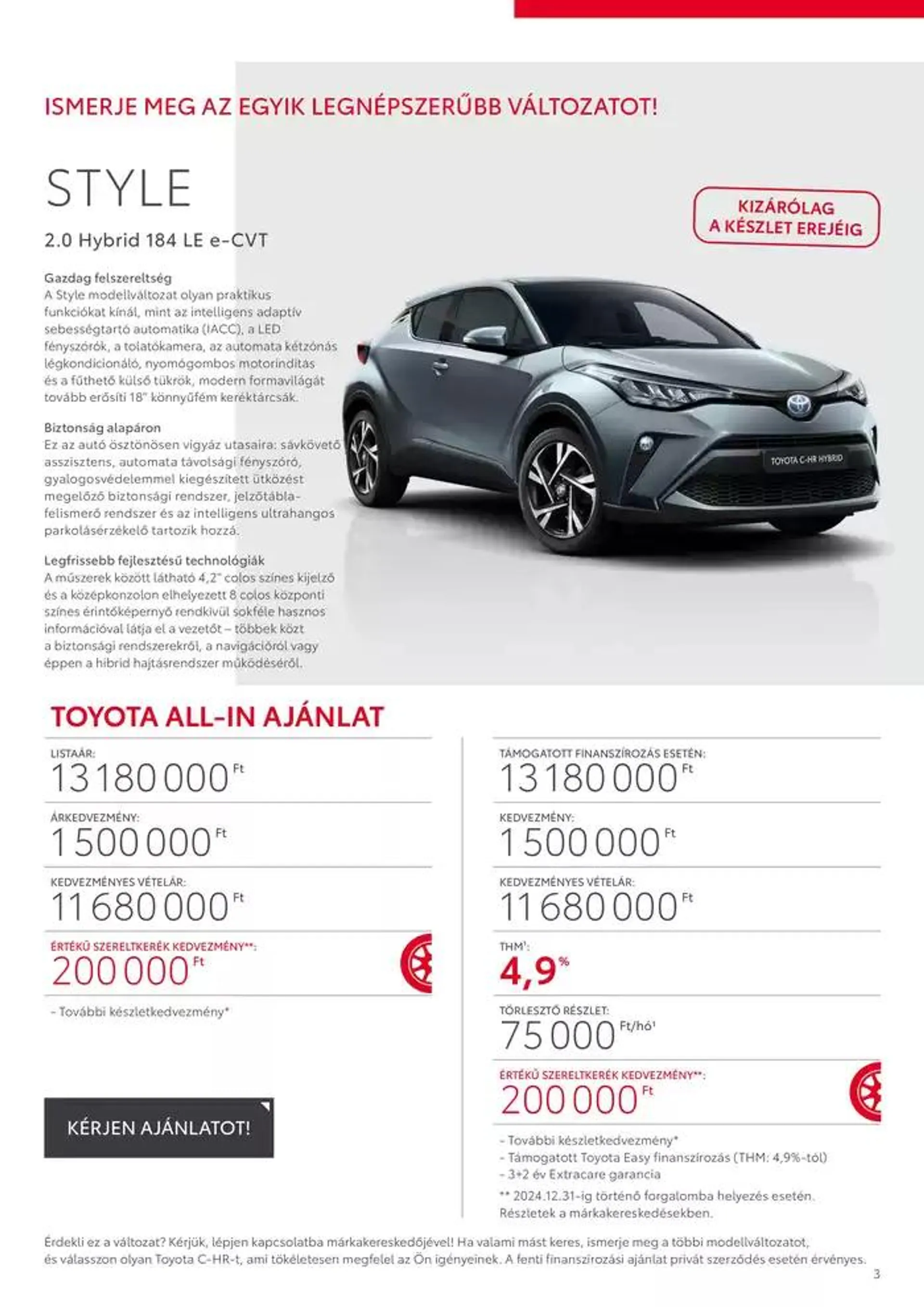 Katalógus Toyota C-HR Hybrid november 27.-tól november 27.-ig 2025. - Oldal 3