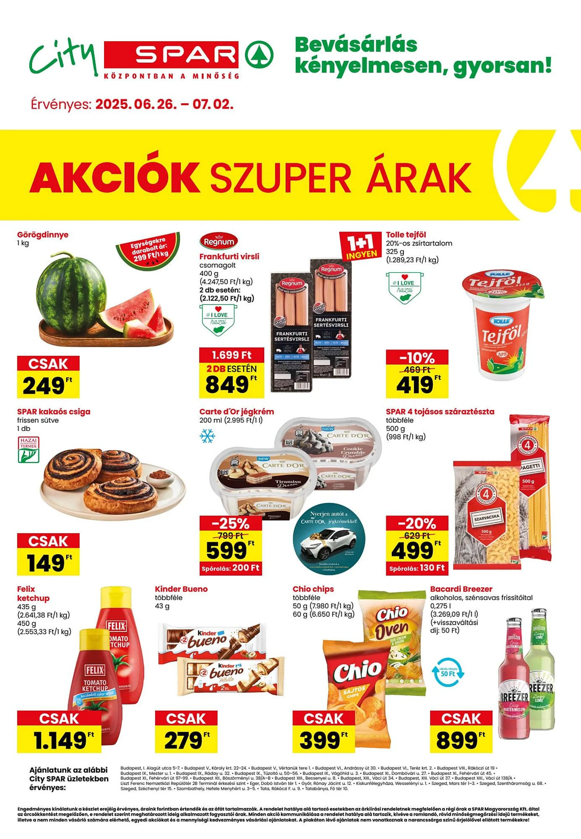 Spar akciós újság - 1