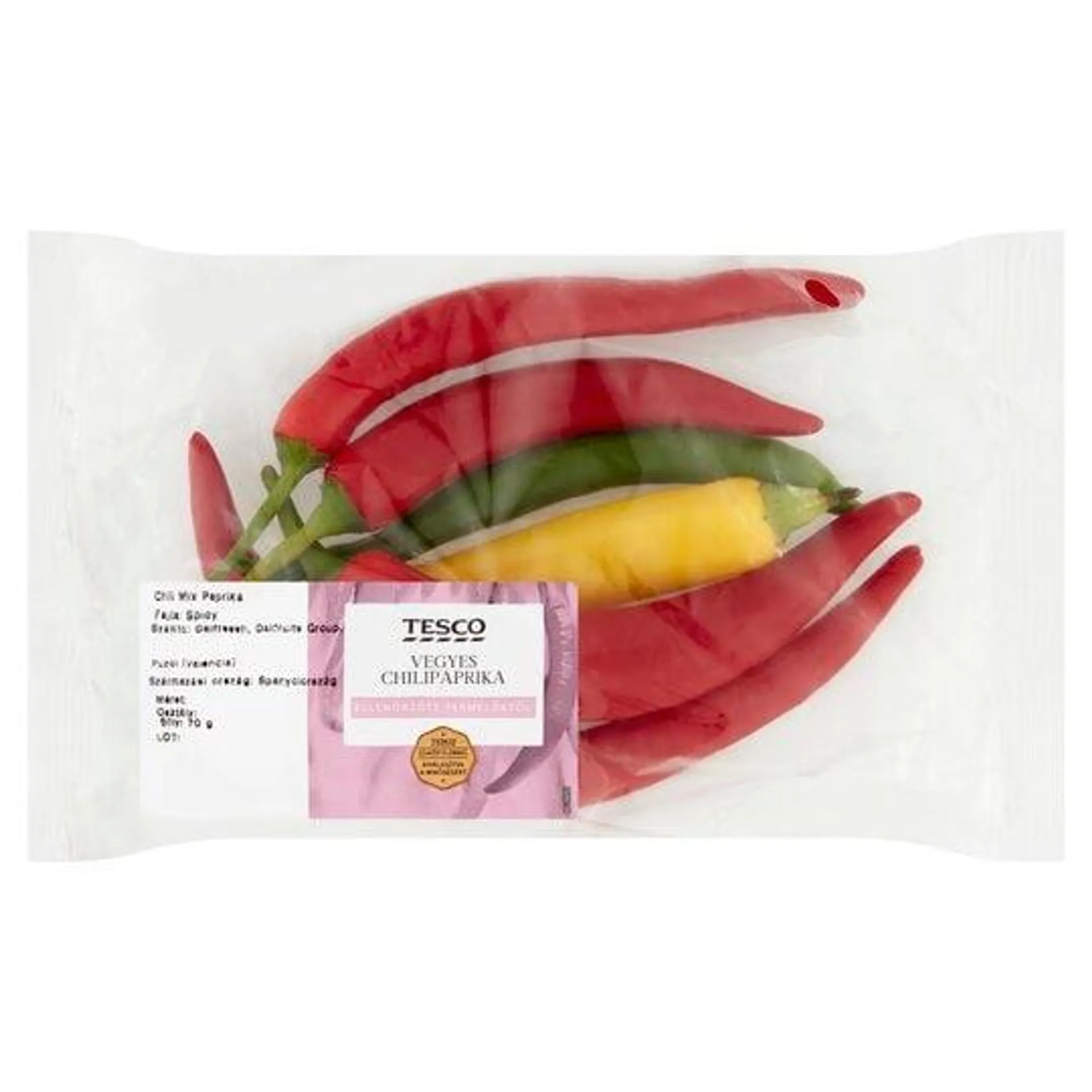 Tesco vegyes chilipaprika 70 g