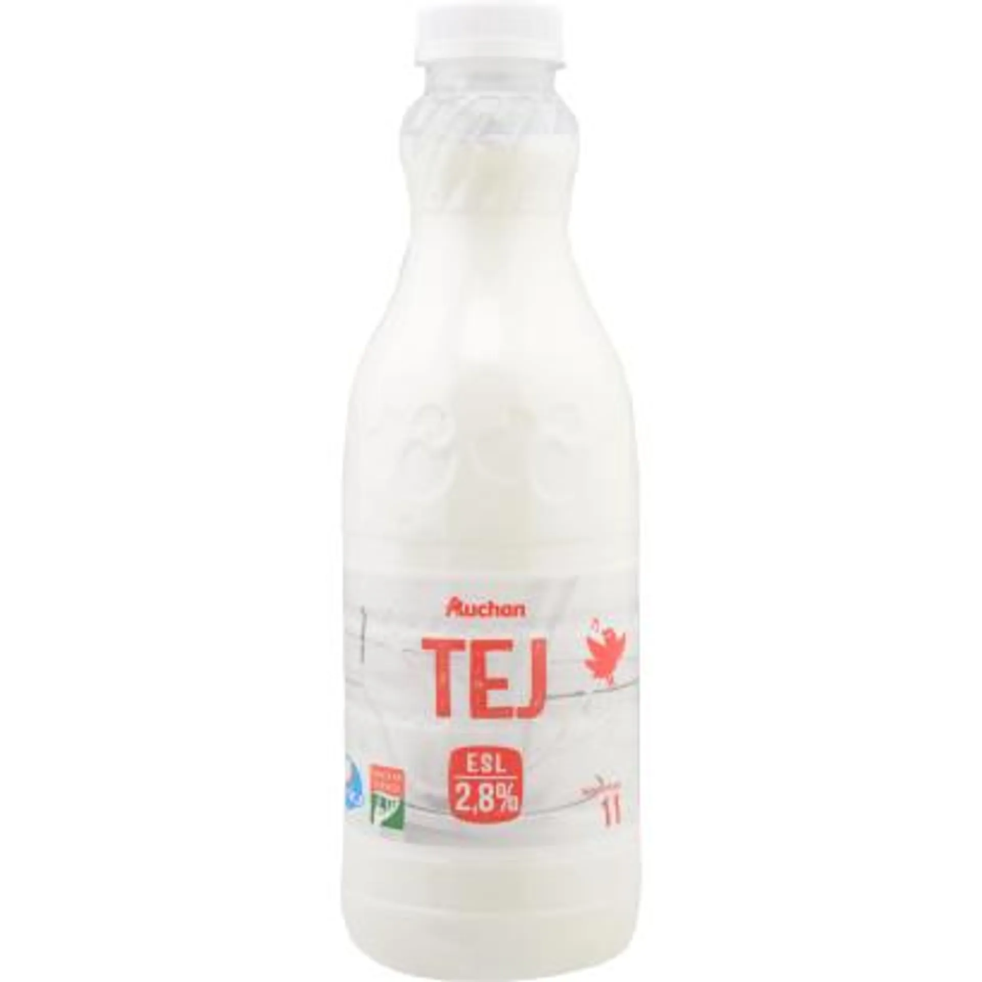 Auchan Favourite bottled milk 2.8% 1l