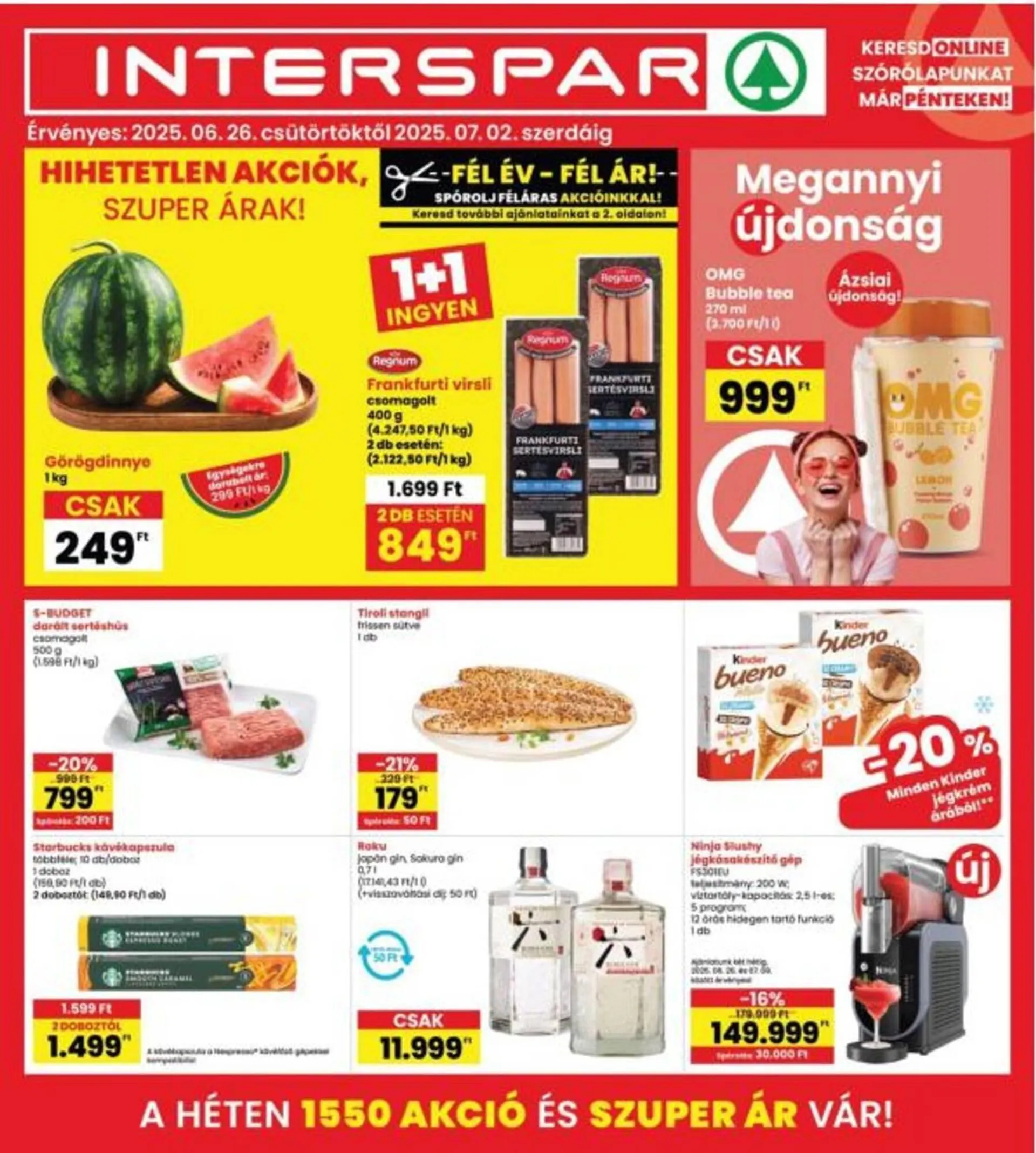 Interspar akciós újság - 1