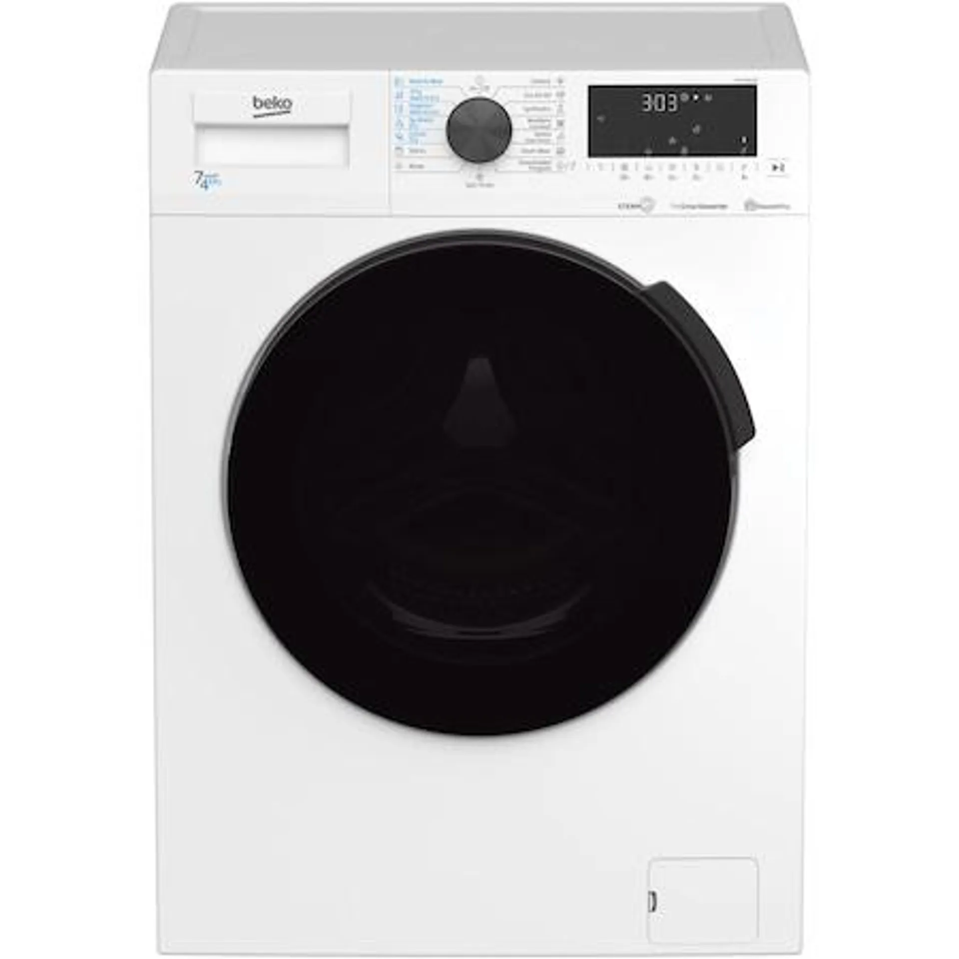 Beko HTE-7616 X0 Mosó- és szárítógép, 7kg/4kg, 1200 f/p., ProSmart Inverter motor, D energiaosztály, Fehér