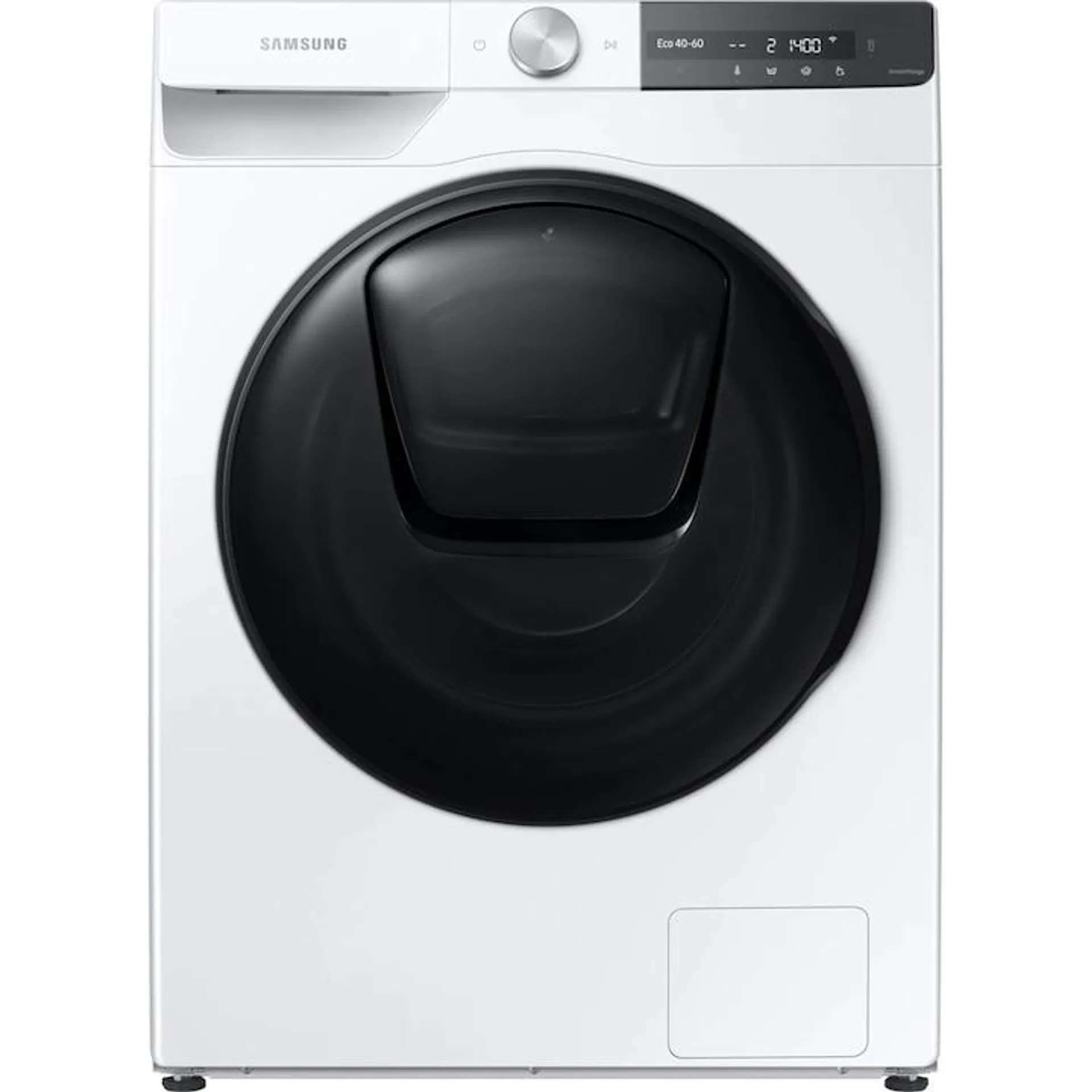 Samsung WW80T754DBT/S7 Elöltöltős mosógép, 8 kg, 1400 ford/perc, QuickDrive, AI Control, Add Wash, Gőz, Gyors 39, Digitális inverter motor, Wifi, B energiaosztály, Fehér