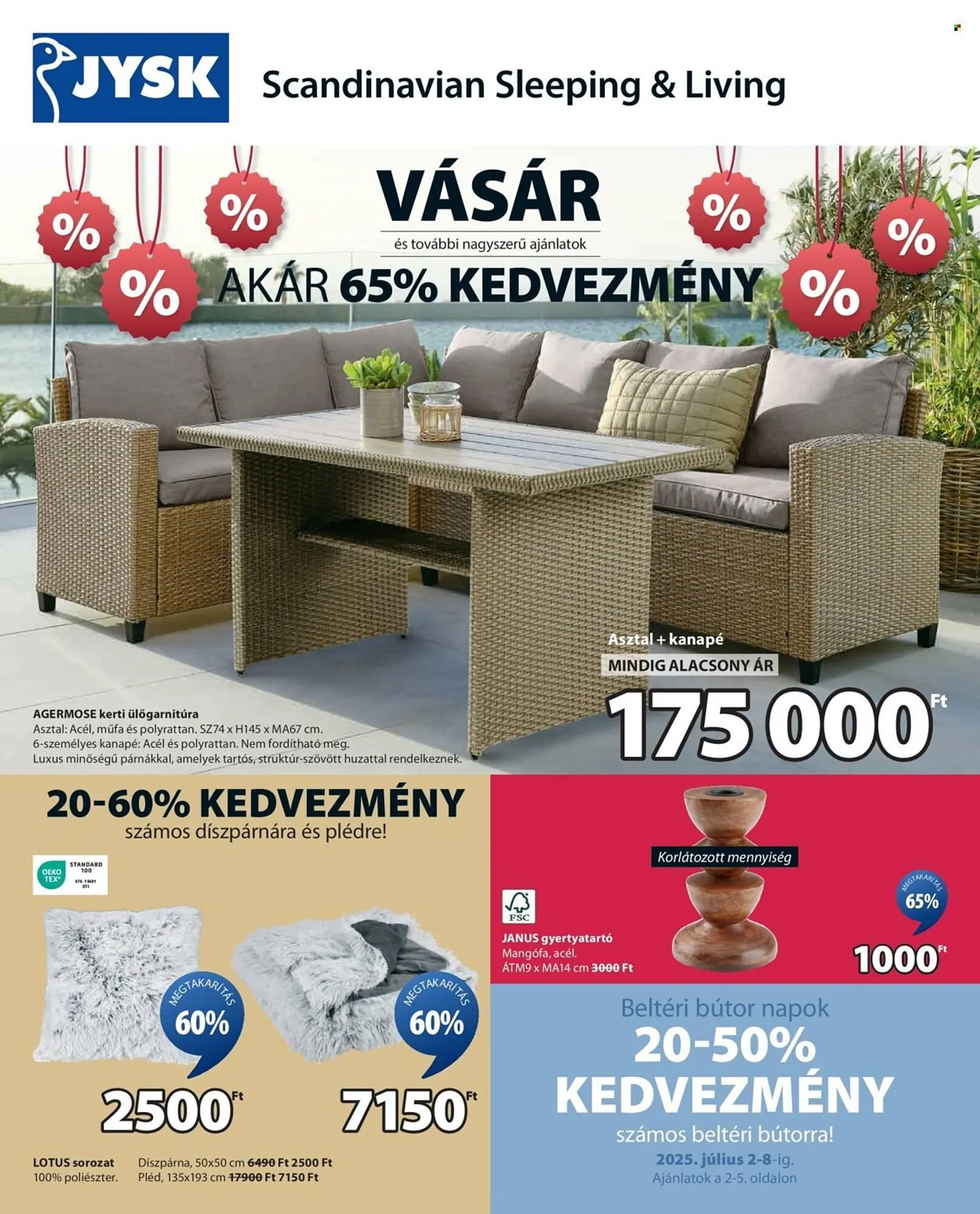 Katalógus JYSK akciós újság július 2.-tól július 29.-ig 2025. - Oldal 1