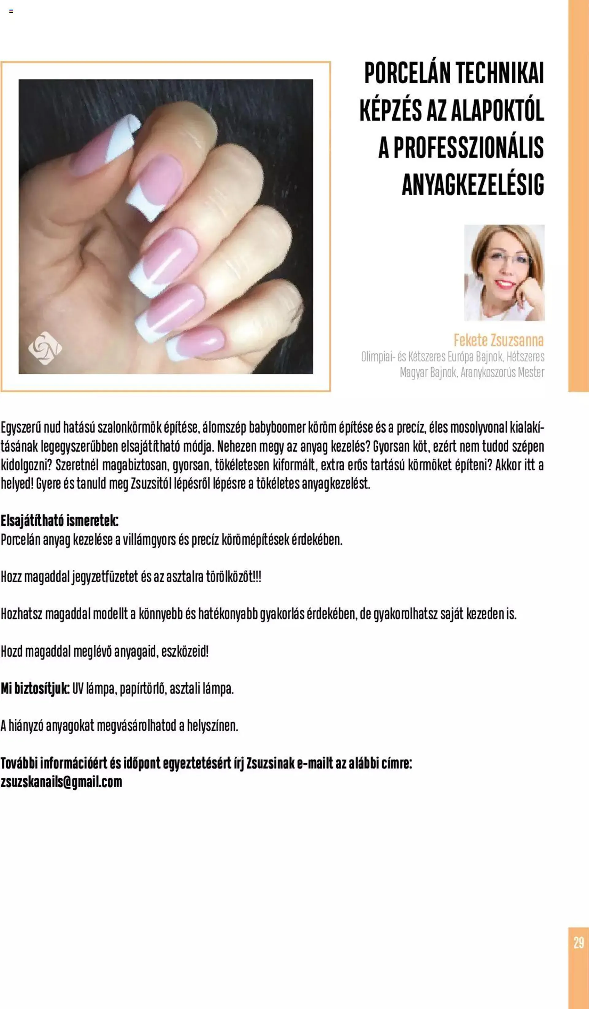 Katalógus Crystal Nails - Tavasz oktatási kézikönyv március 6.-tól december 31.-ig 2023. - Oldal 29