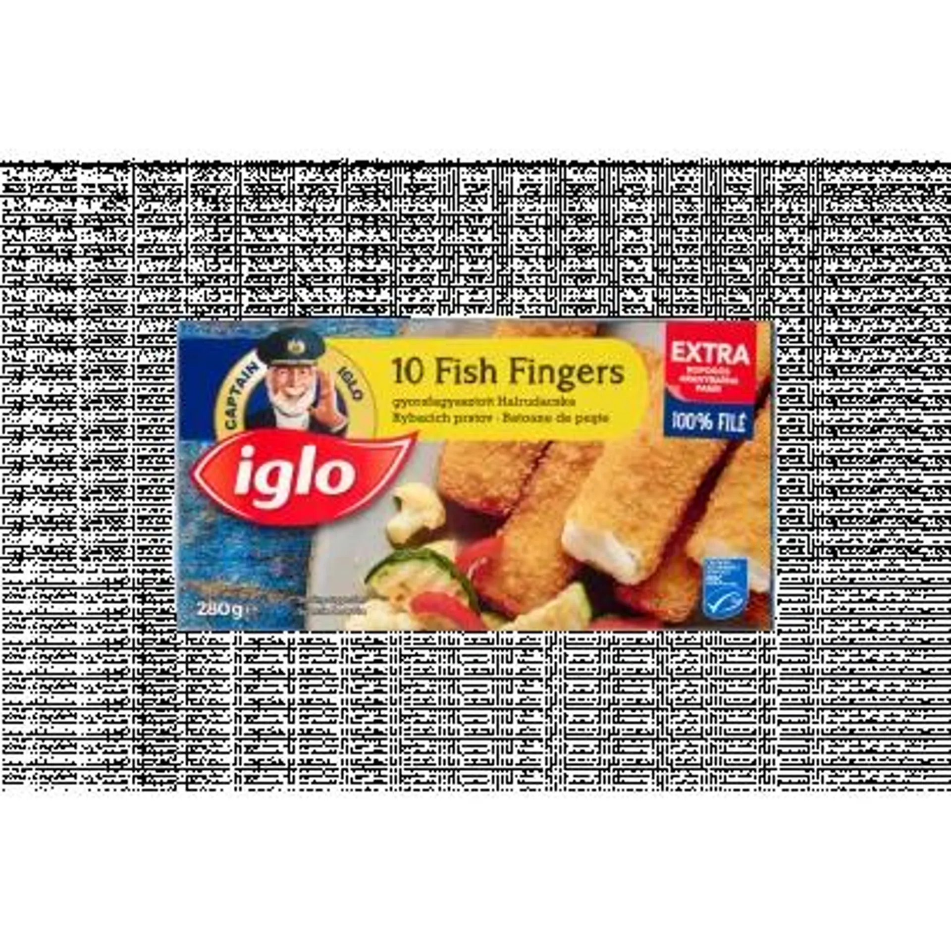 Iglo Quick-Frozen Fish Fingers 10 x 28 g (280 g)