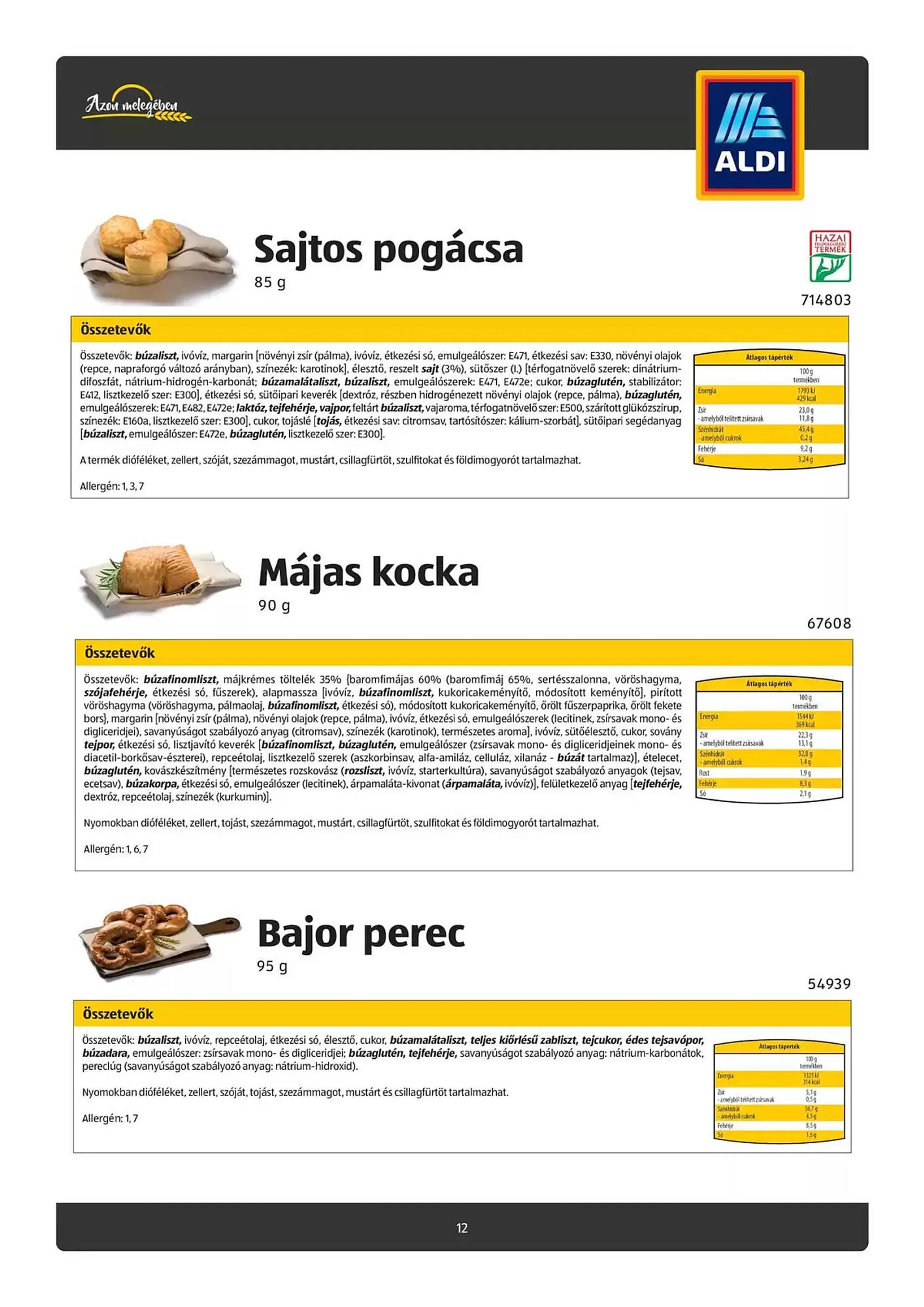 Katalógus ALDI akciós újság december 18.-tól január 1.-ig 2025. - Oldal 12