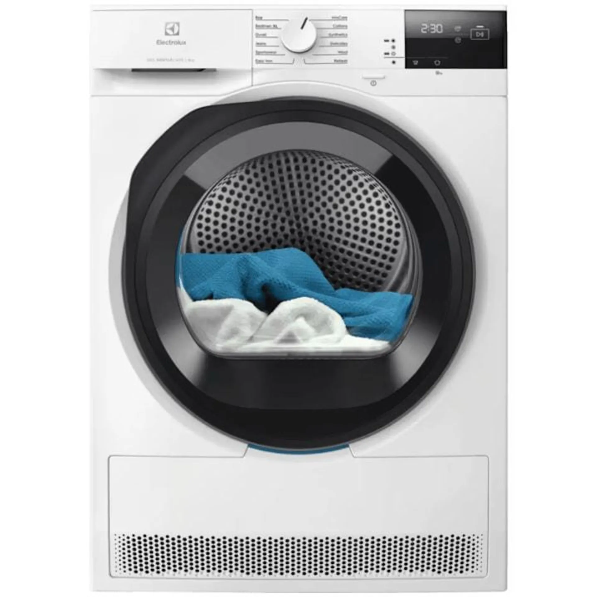 Electrolux EW6D285AE Hőszivattyús szárítógép, 8 kg, A+++ energiaosztály, GentleCare + Sensicare szárítórendszer, Inverteres motor, Megfordítható ajtó, Fehér