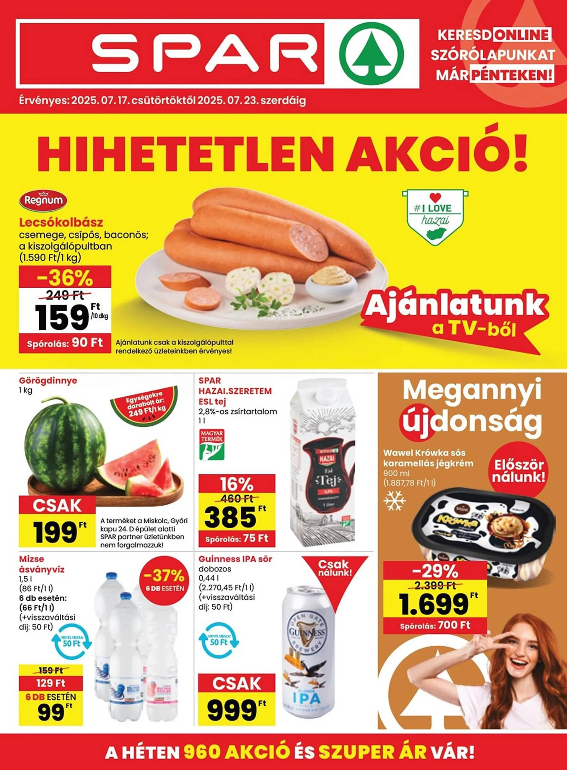 Spar akciós újság - 1