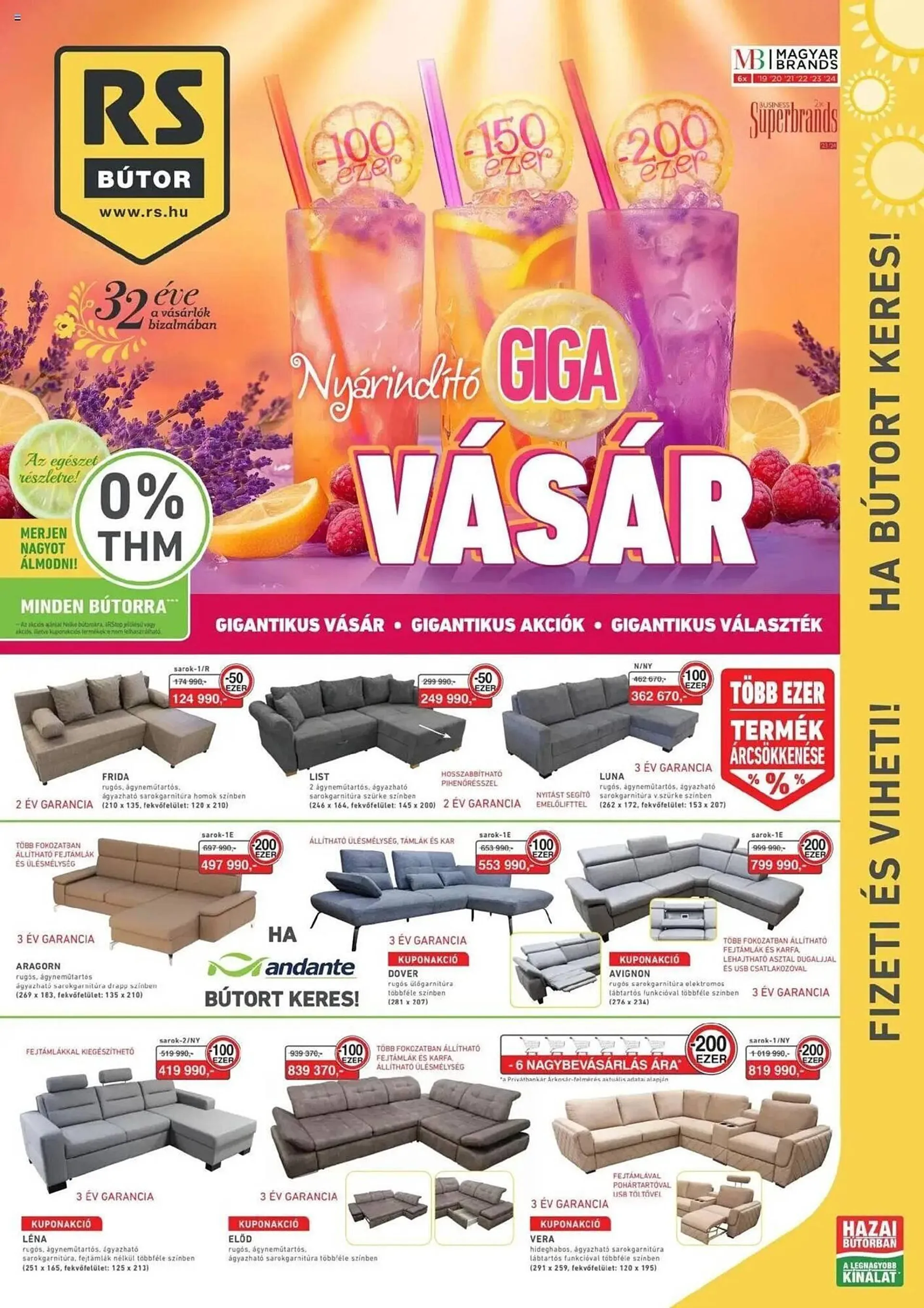 RS Bútor akciós újság - 1