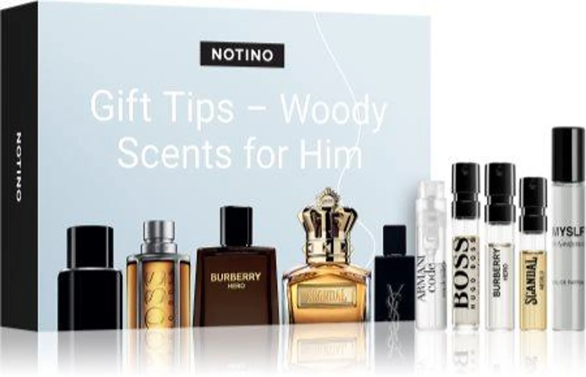 Discovery Box Notino Gift Tips: Woody Scents for Him