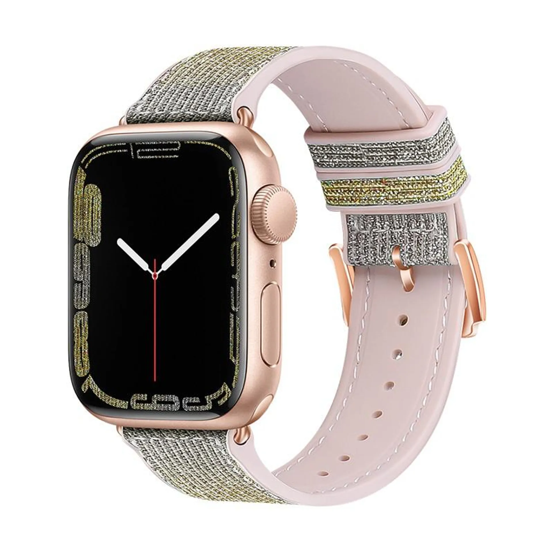 Apple Watch 38mm / Watch 40mm / Watch 41mm HOCO WA11 diamond okosóra szíj sárga