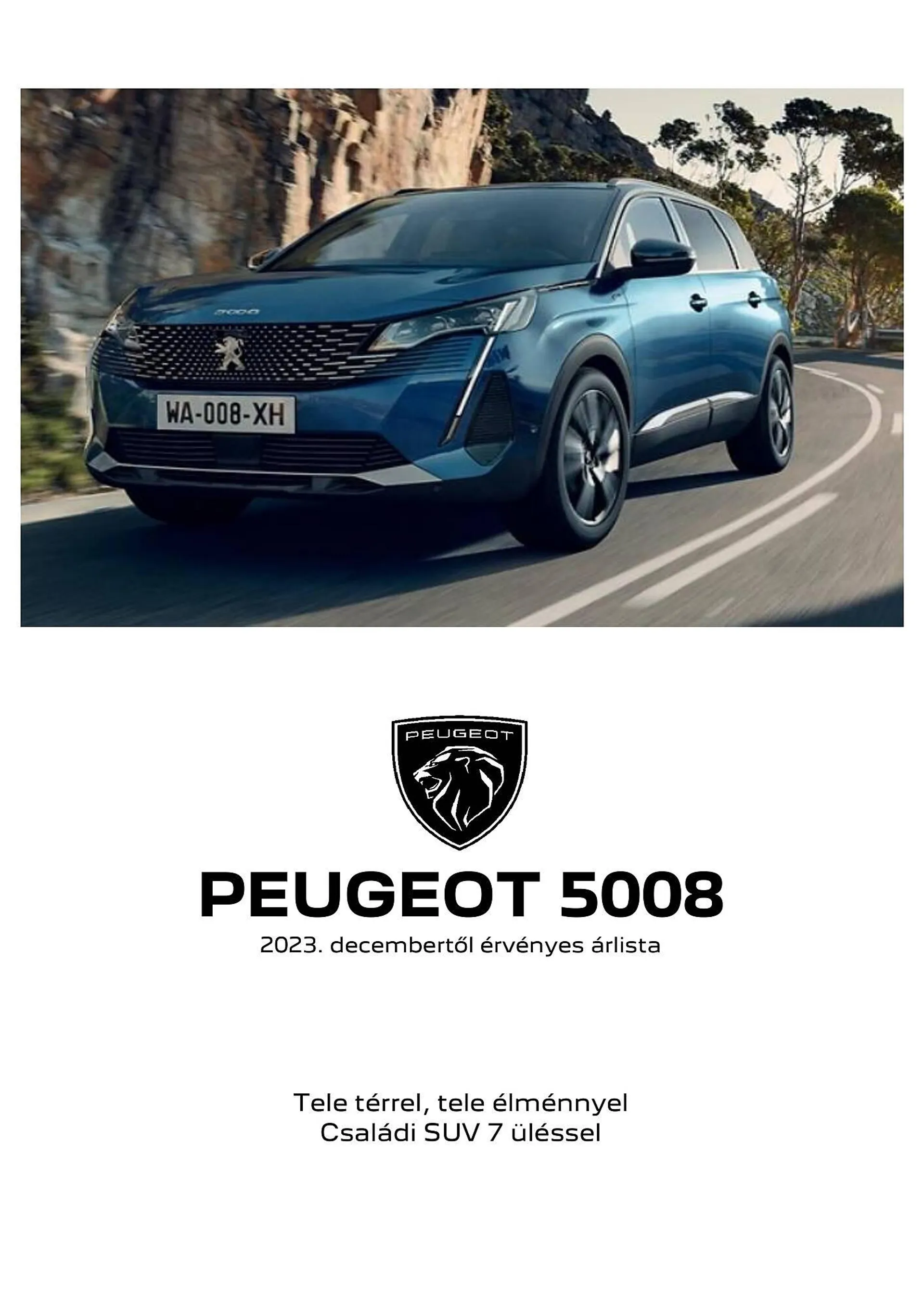 Peugeot 5008 akciós újság - február 6. június 30. 2024.
