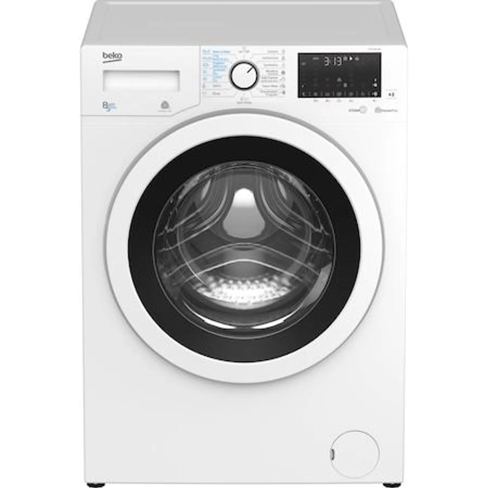 Beko HTV-8736 XS0 mosó- és szárítógép, 60cm, 8kg mosó kapacitás, 5kg szárító kapacitás, 1400 ford./perc, 15 program, A energiaosztály, fehér