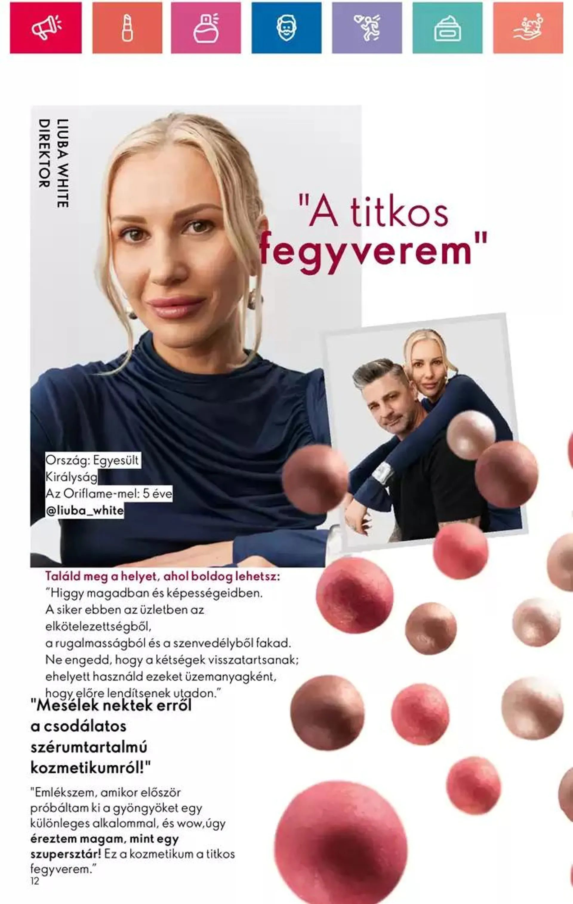 Katalógus ORIFLAME akciós október 1.-tól október 15.-ig 2024. - Oldal 12