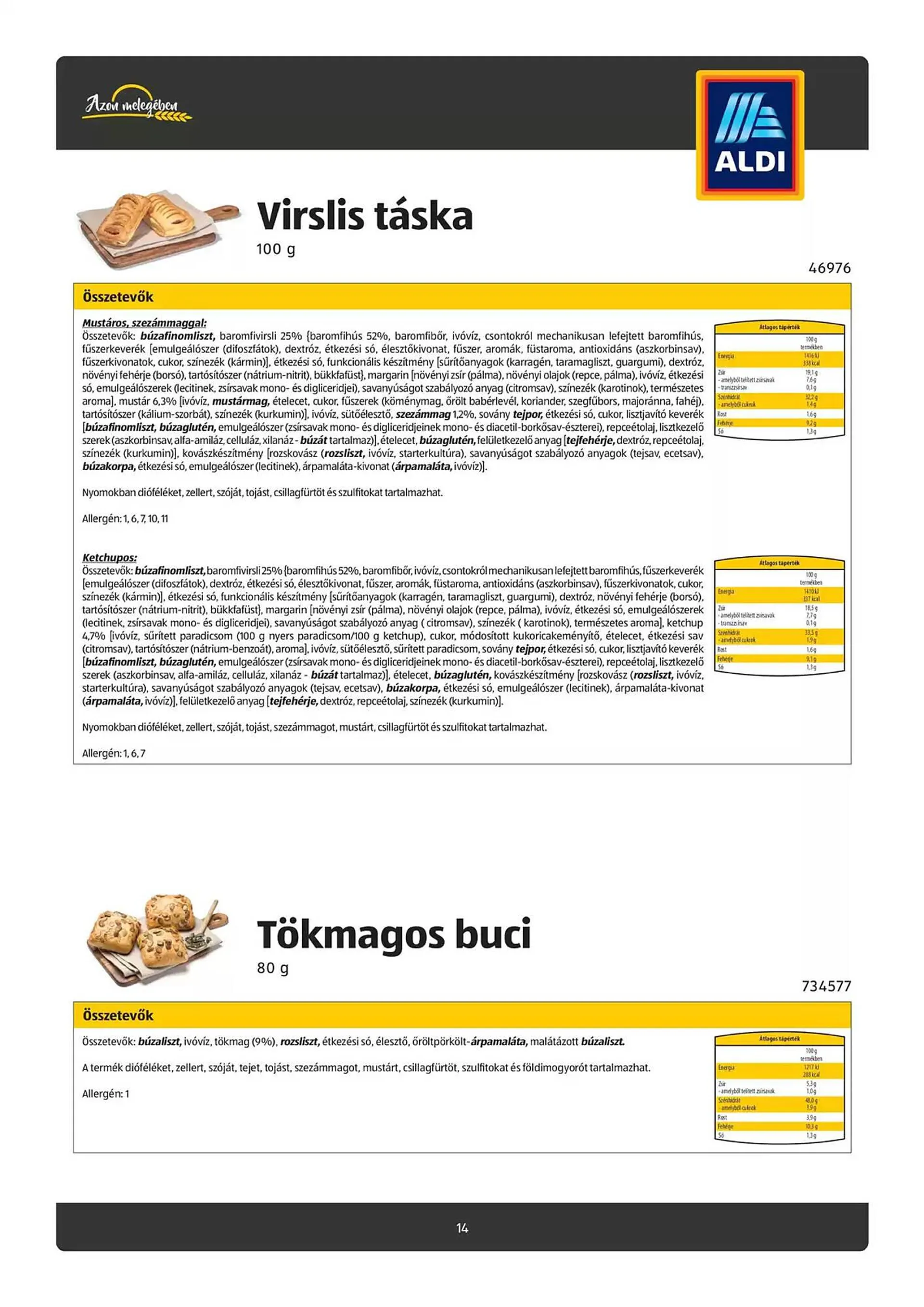 Katalógus ALDI akciós újság december 18.-tól január 1.-ig 2025. - Oldal 14