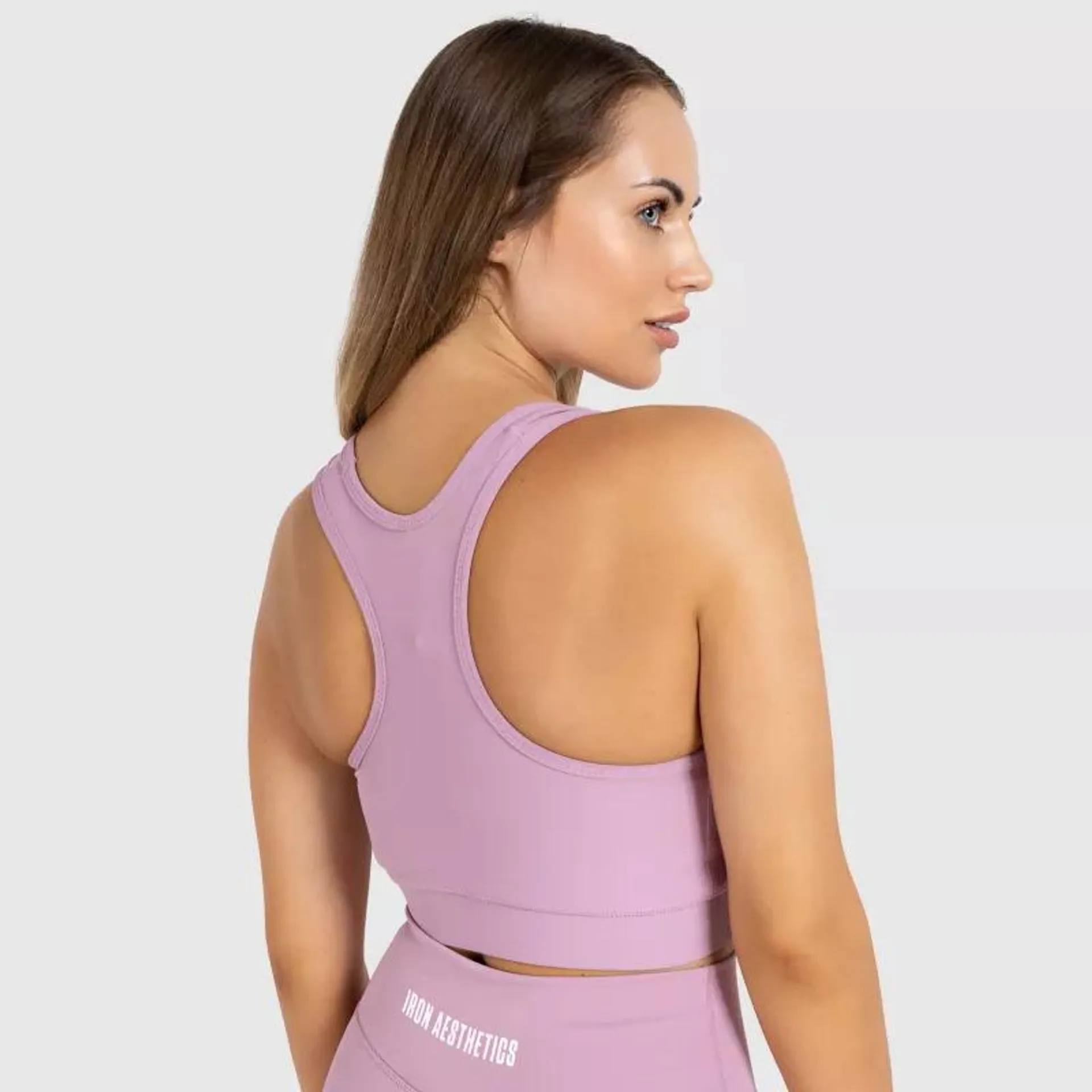 Női sportmelltartó STUFFED - Iron Aesthetics, lilac