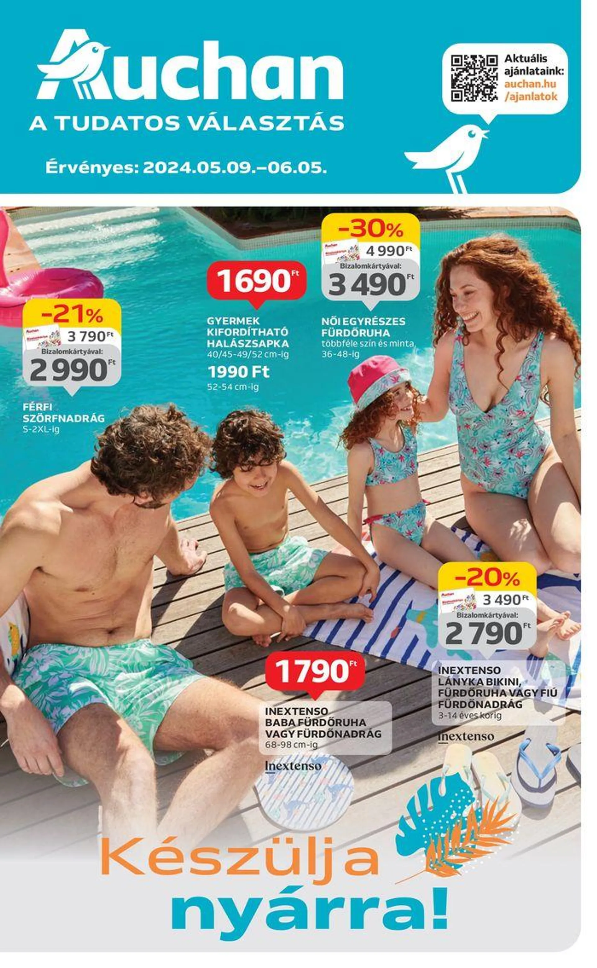 Auchan hipermarket nyári textil ajánlatok - 1