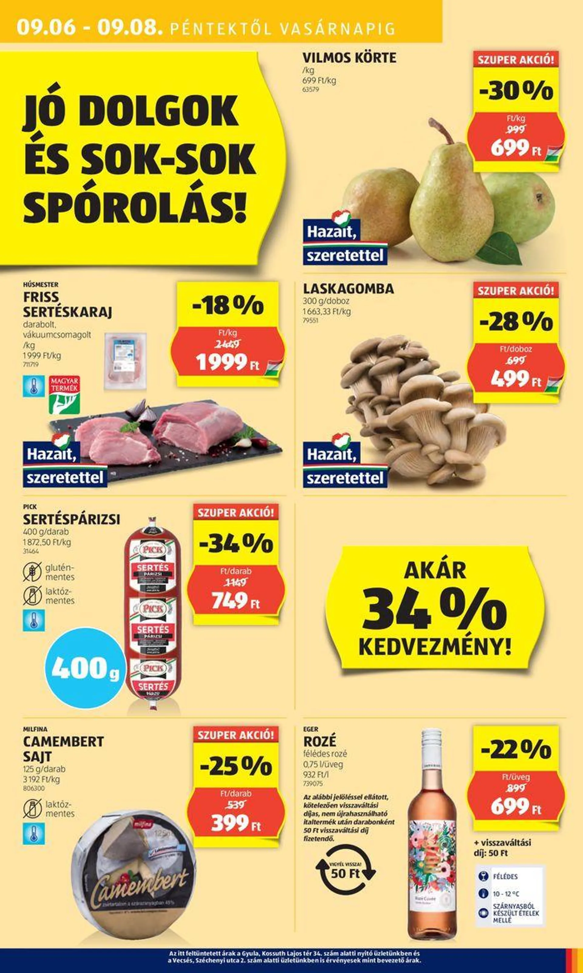 Következő heti ALDI akciós újság - 45