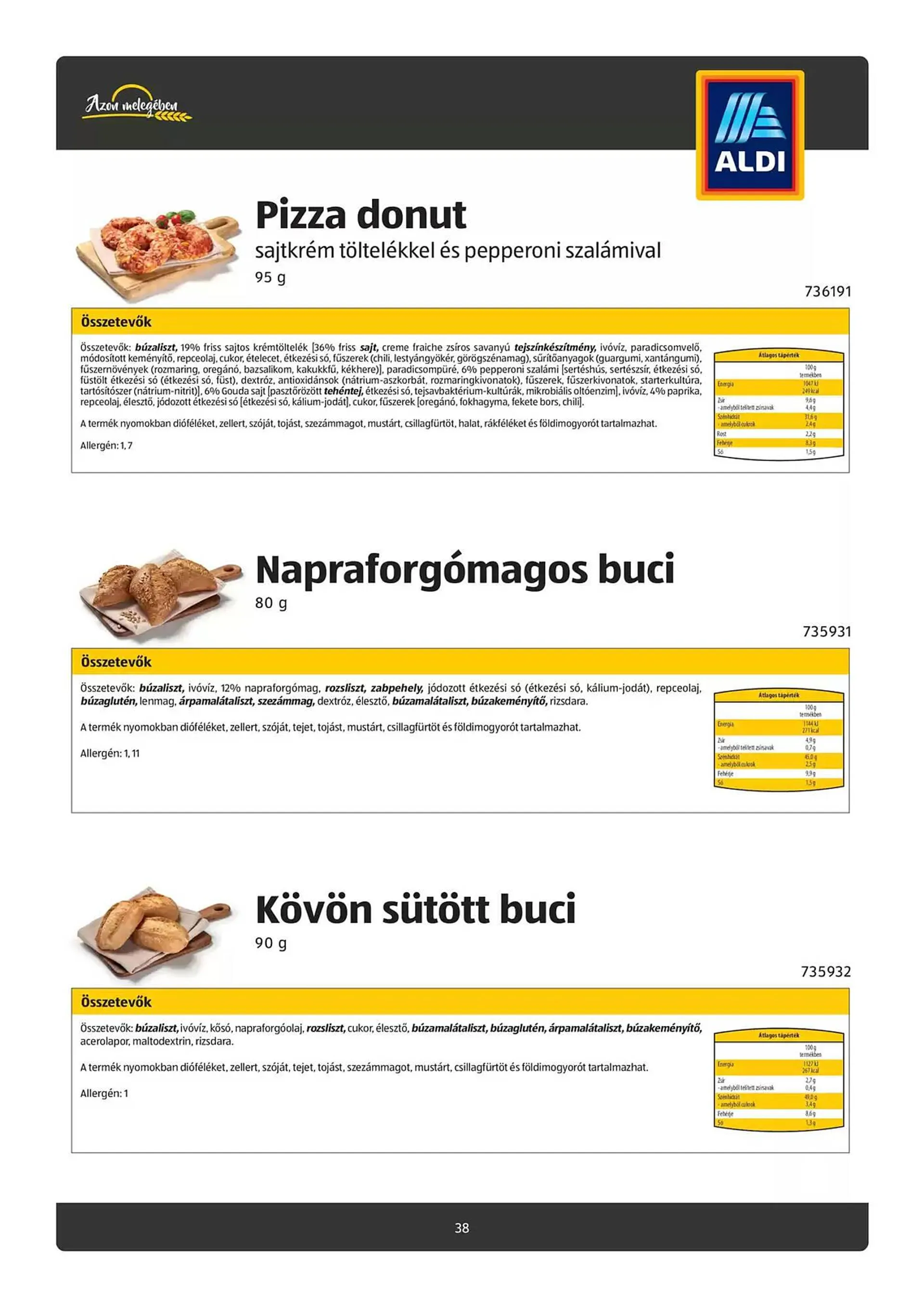 Katalógus ALDI akciós újság december 18.-tól január 1.-ig 2025. - Oldal 38