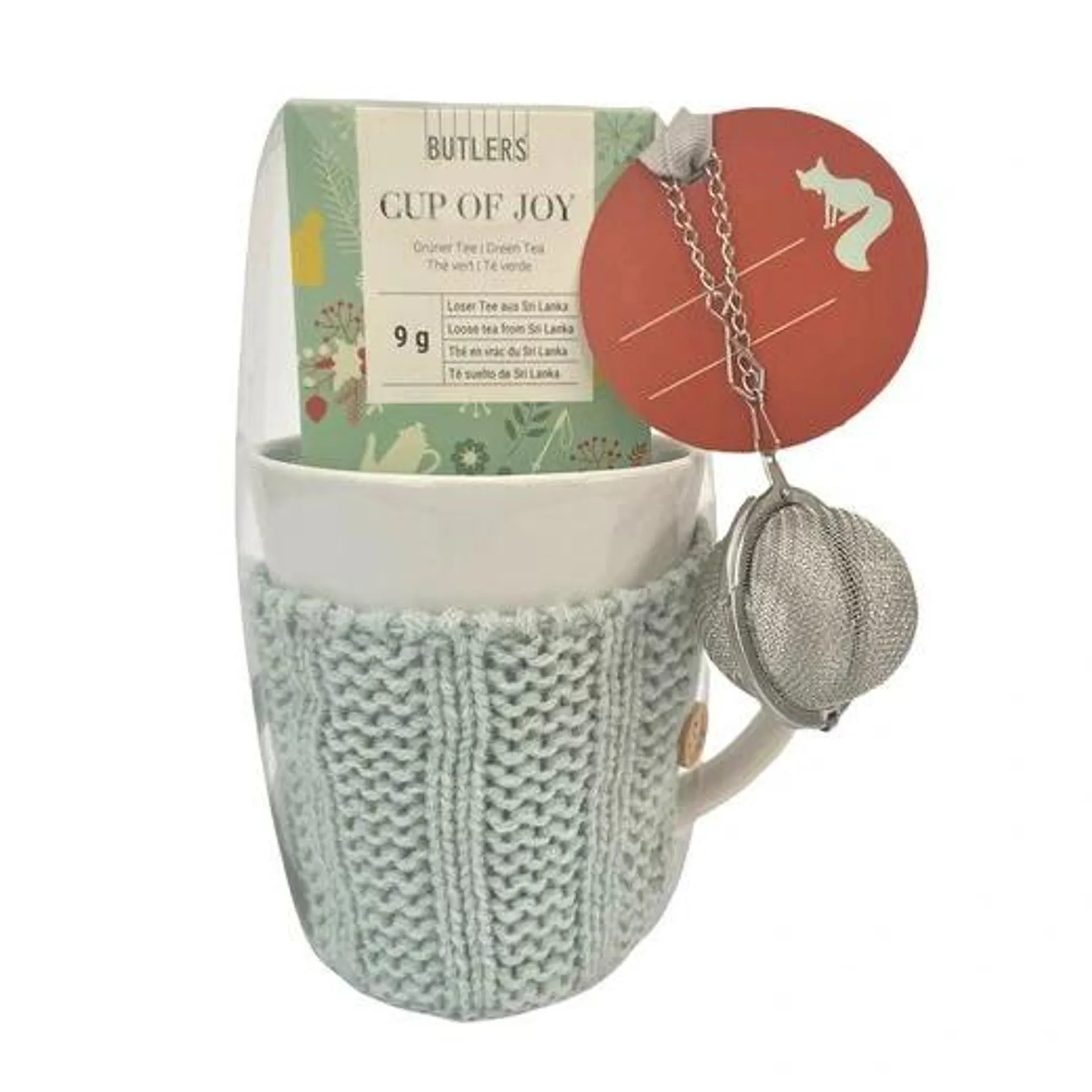 CUP OF JOY ajándék csomag bögrével és teával
