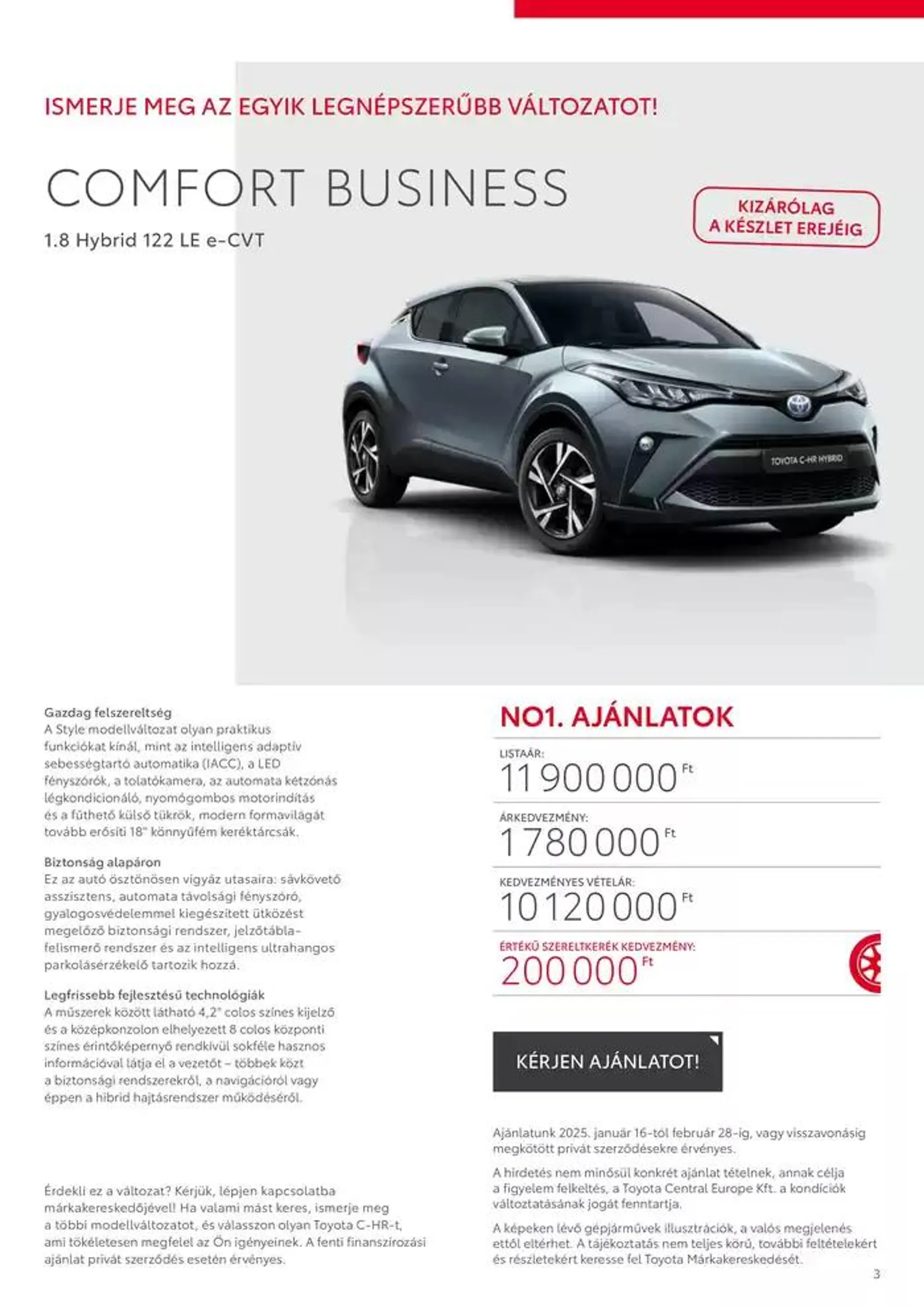 Katalógus Toyota C-HR Hybrid január 28.-tól január 28.-ig 2026. - Oldal 3