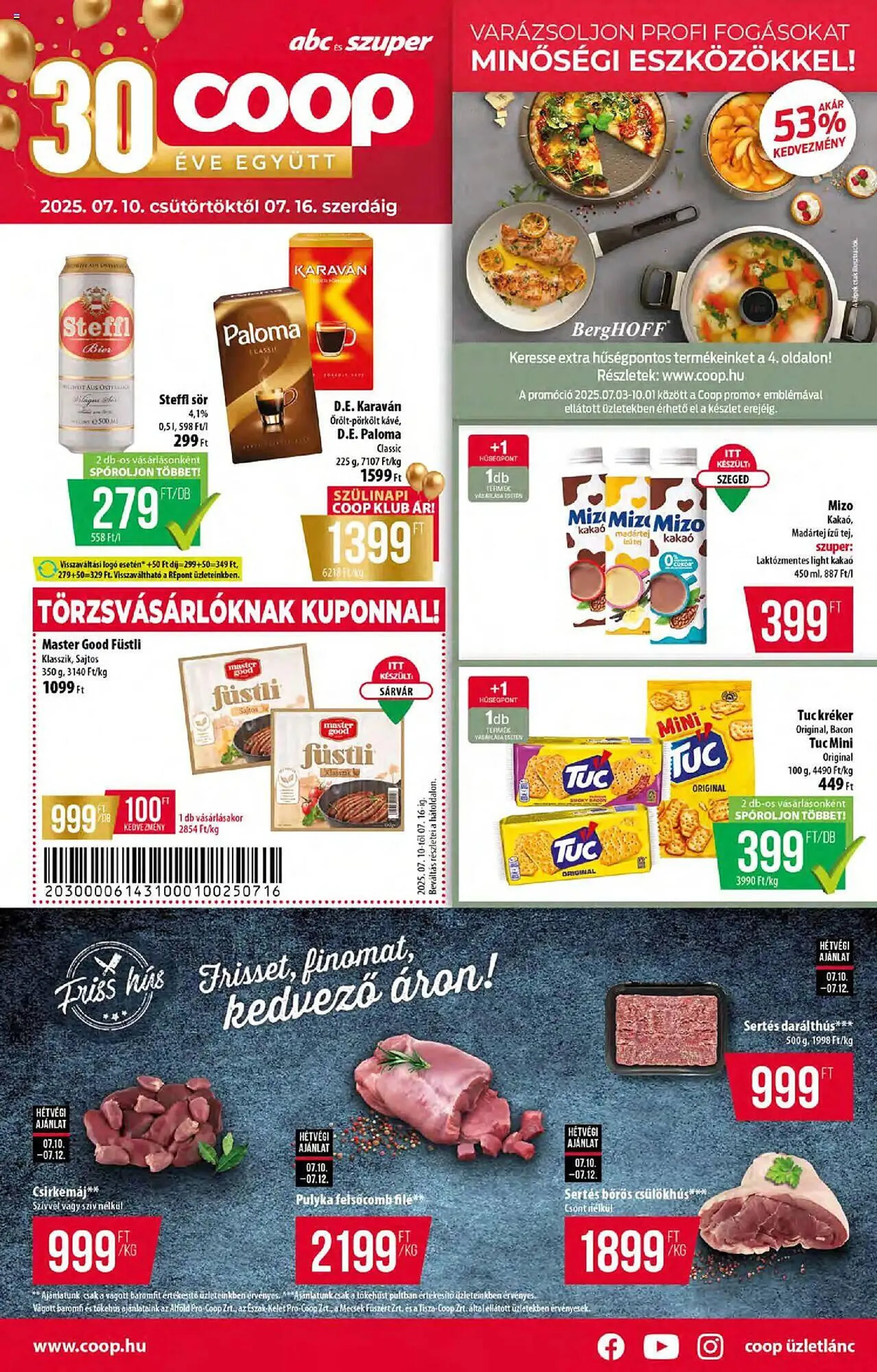 Katalógus Coop akciós újság július 10.-tól július 16.-ig 2025. - Oldal 1