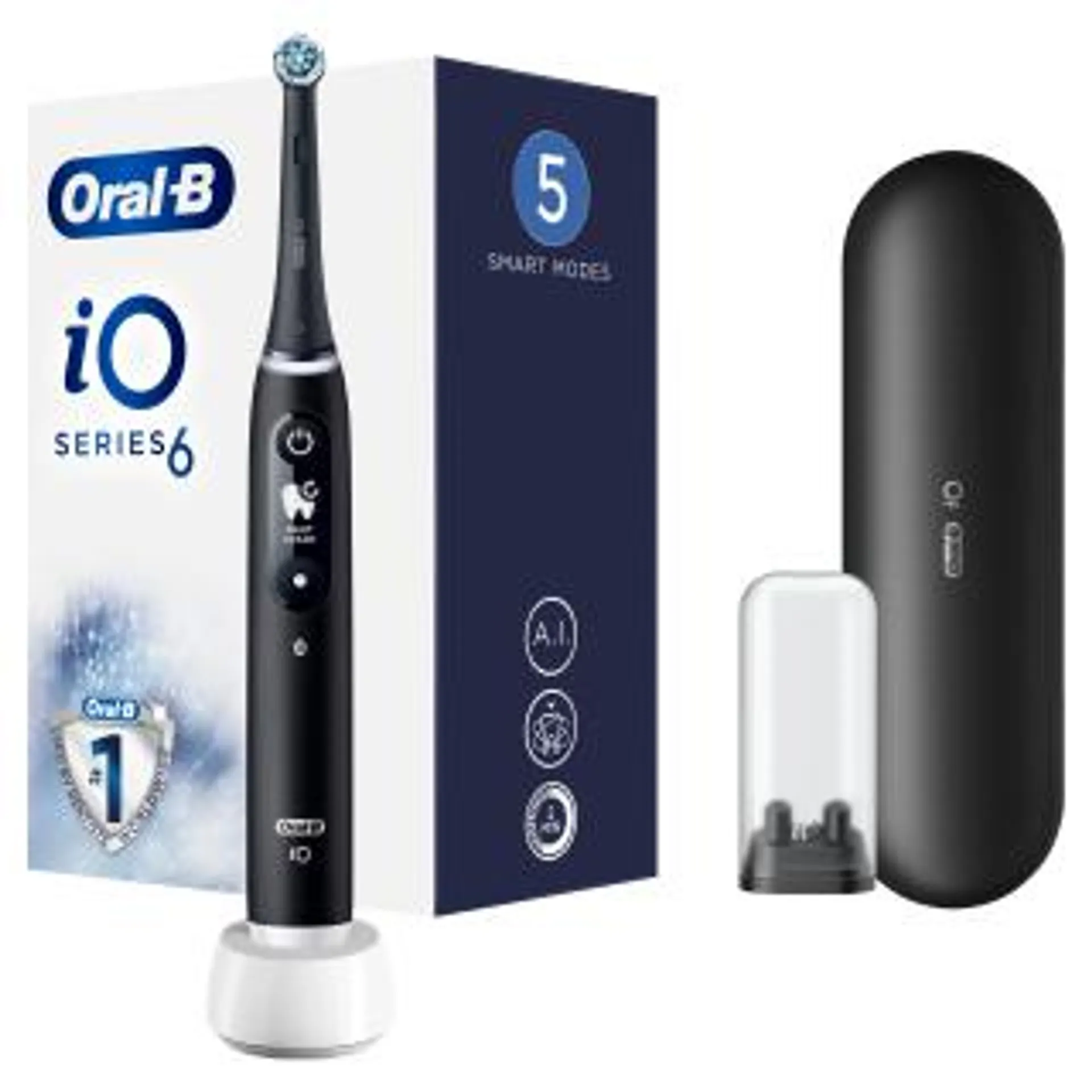 Oral-B iO6 elektromos fogkefe Fekete