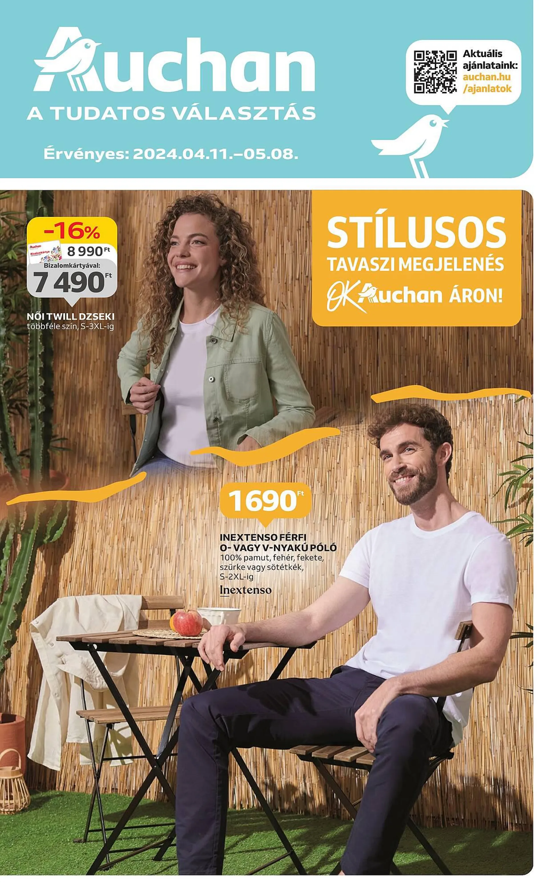 Auchan akciós újság - április 11. május 8. 2024.