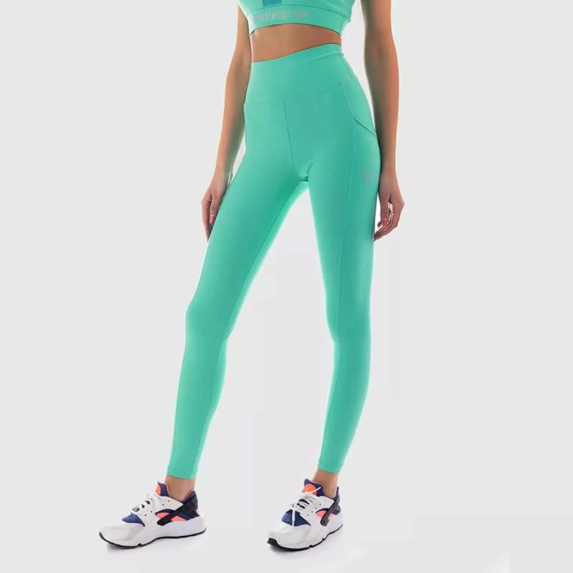 Női leggings POCKET MINT - Iron Aesthetics, zöld