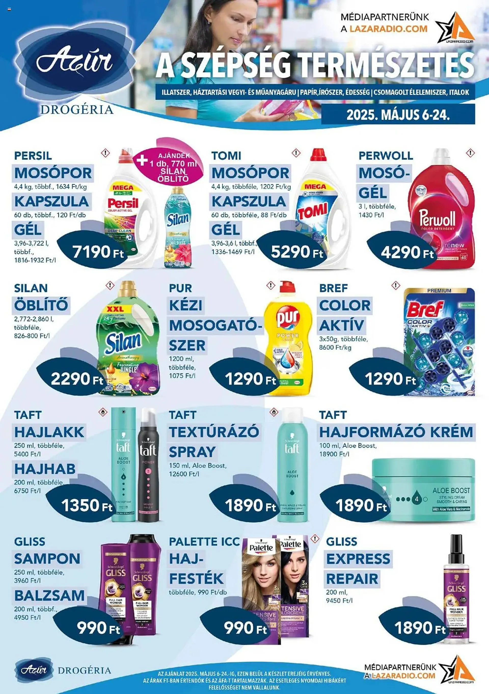 Katalógus Azúr akciós újság május 6.-tól május 24.-ig 2025. - Oldal 1