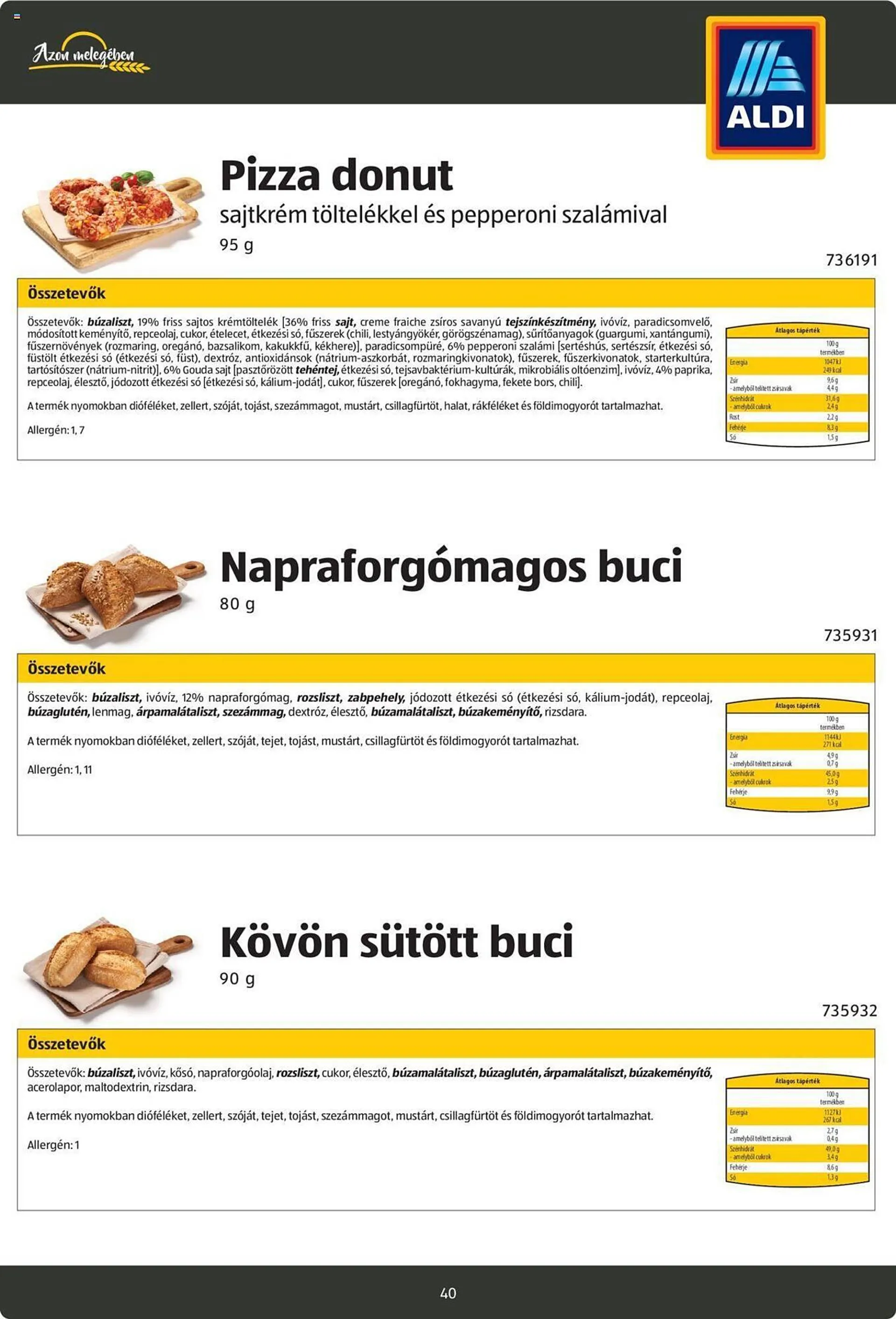 ALDI akciós újság - 40