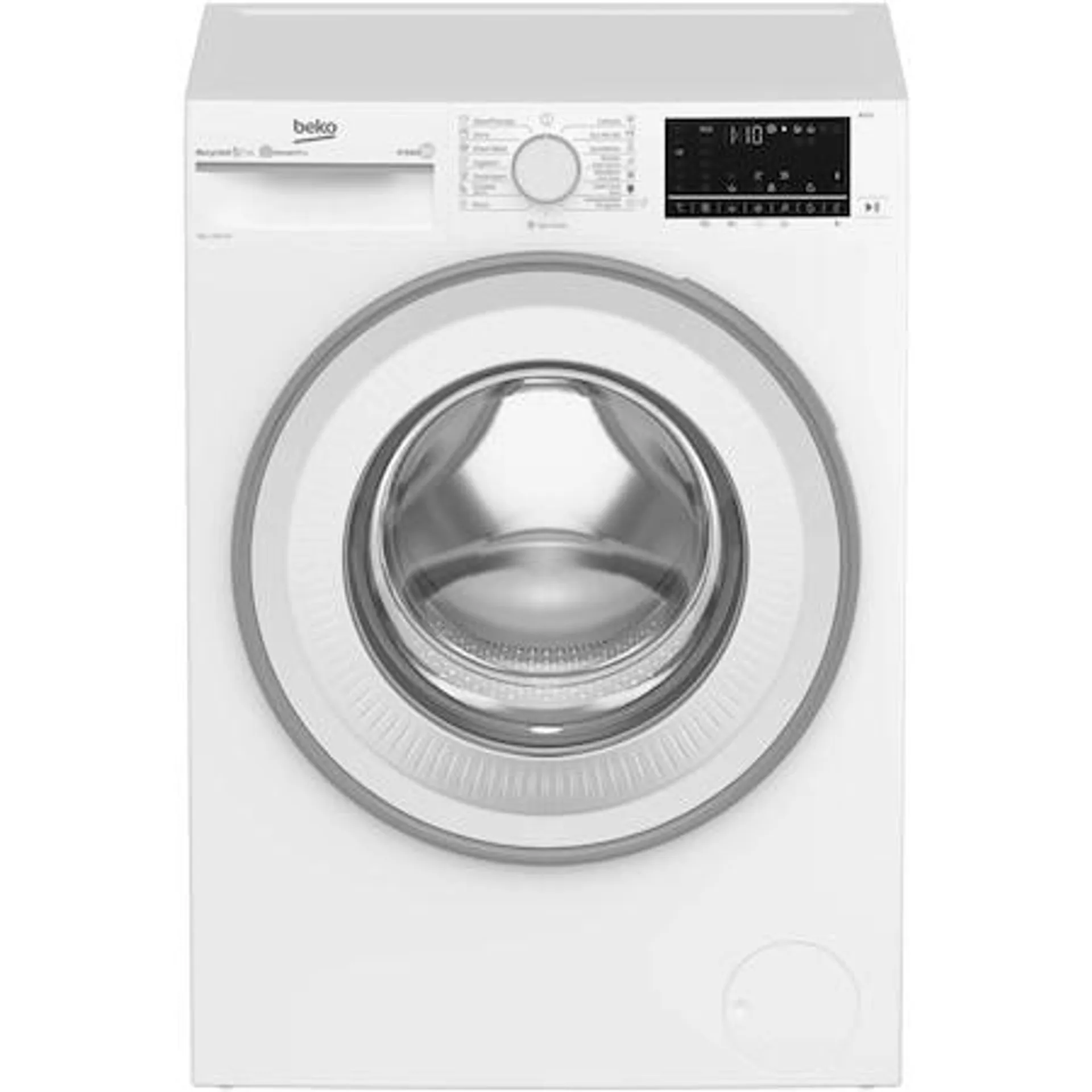 Beko B3WFU5721W mosógép, 7 kg, 1200 ford./perc, A osztály, ProSmart Inverter Motor, Újrahasznosított kád, Homewhiz, SteamTherapy, Fehér