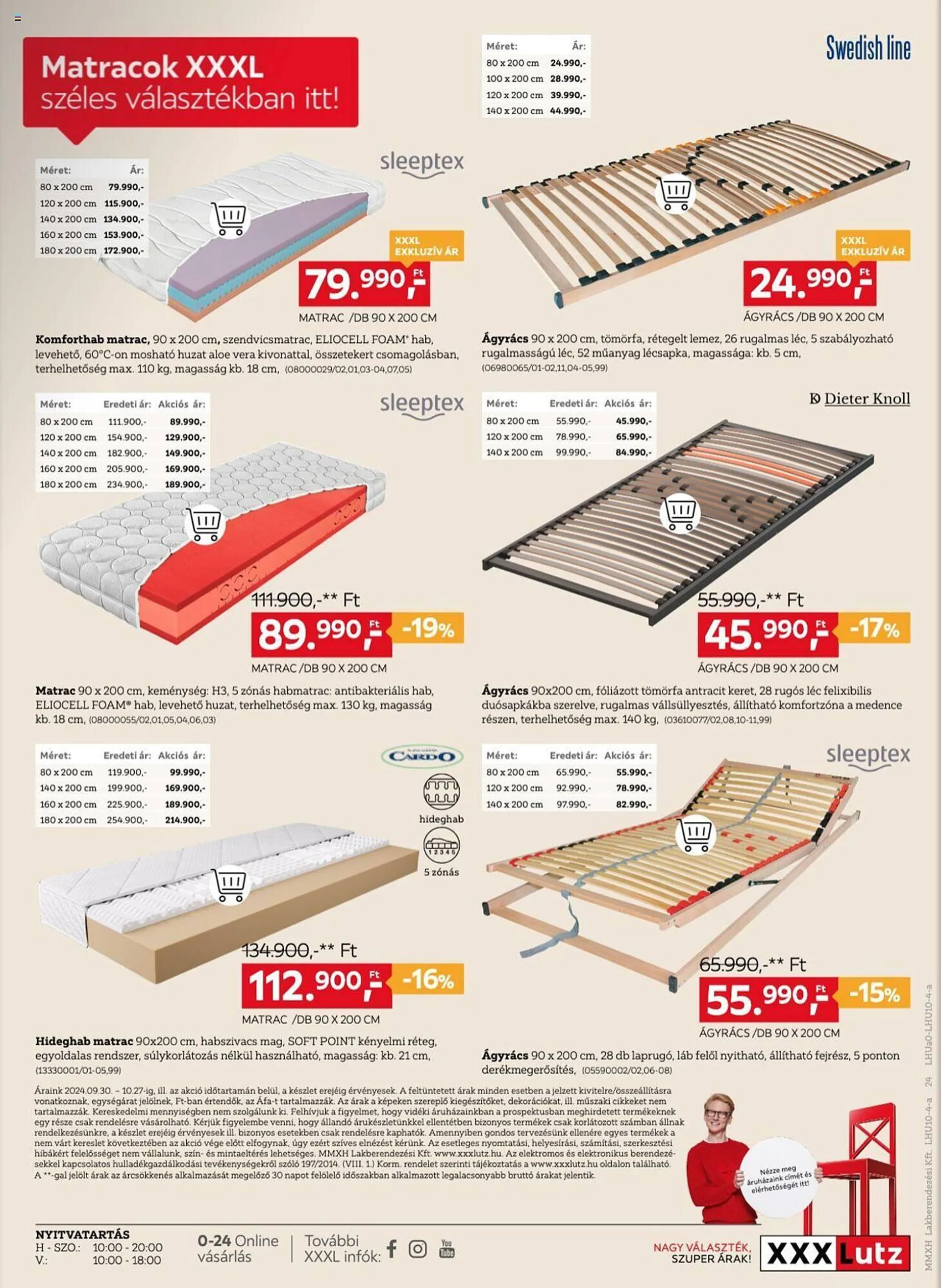 Katalógus XXXLutz akciós újság szeptember 30.-tól október 27.-ig 2024. - Oldal 24