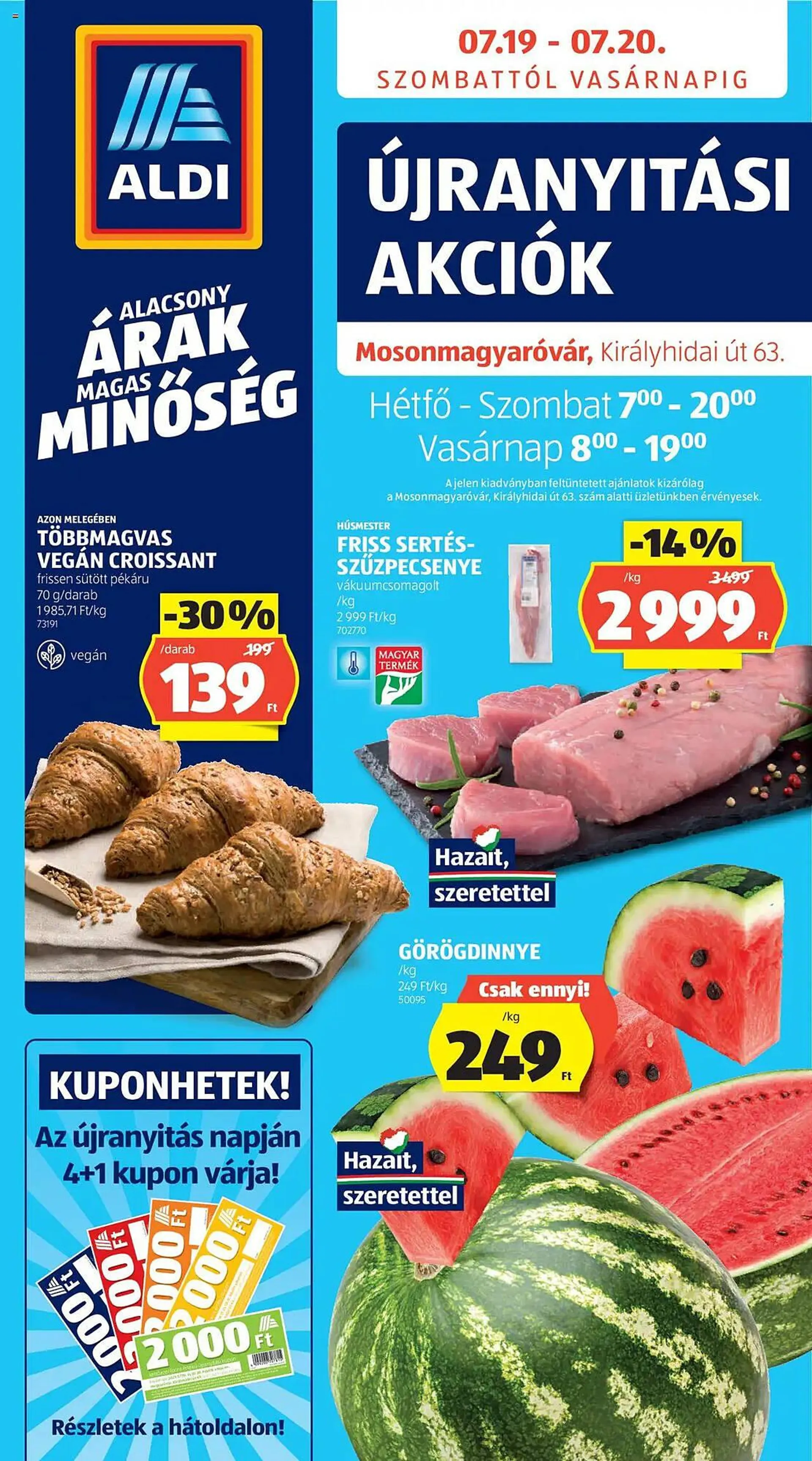 ALDI akciós újság - 1