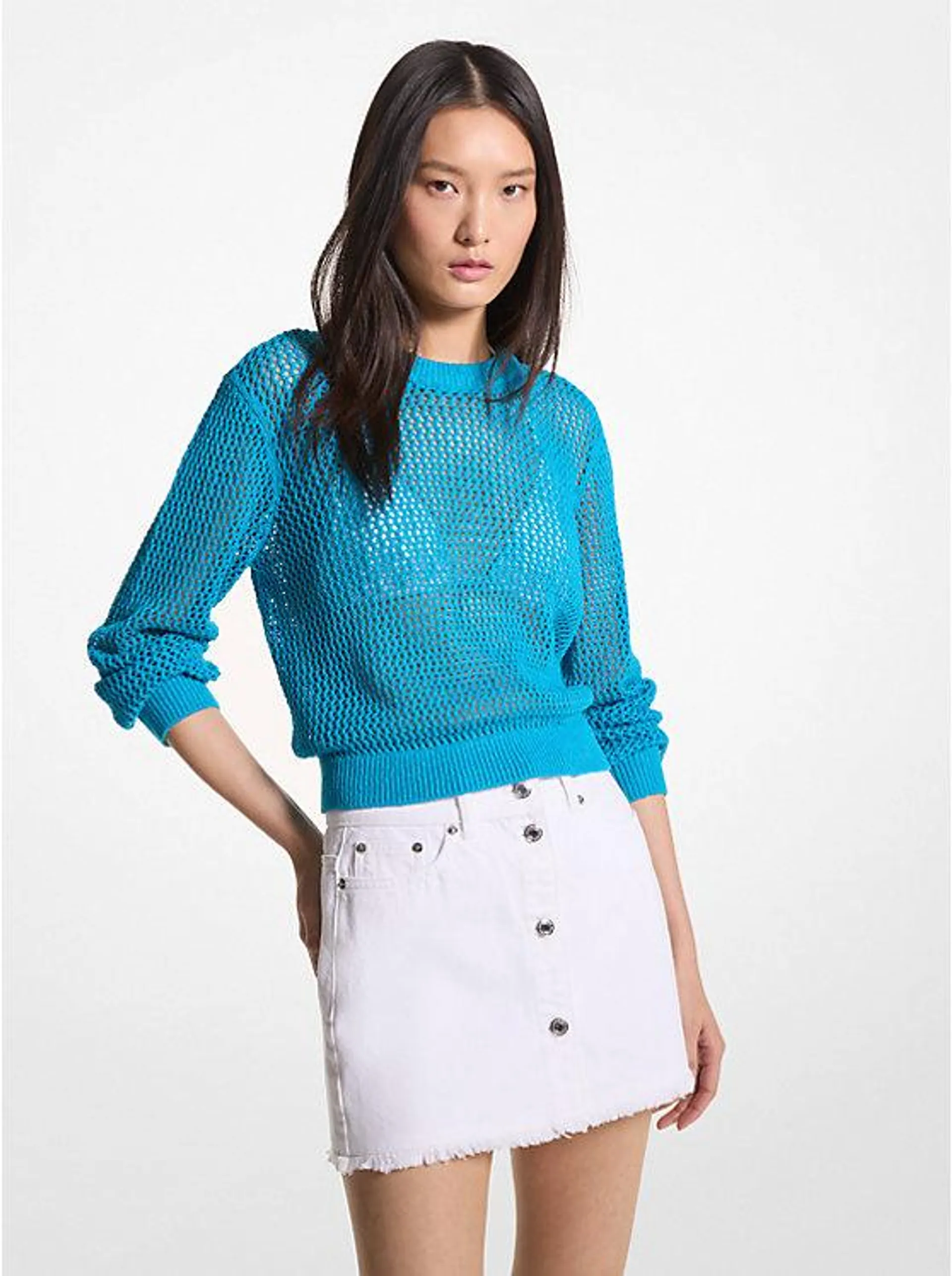 Mesh Sweater